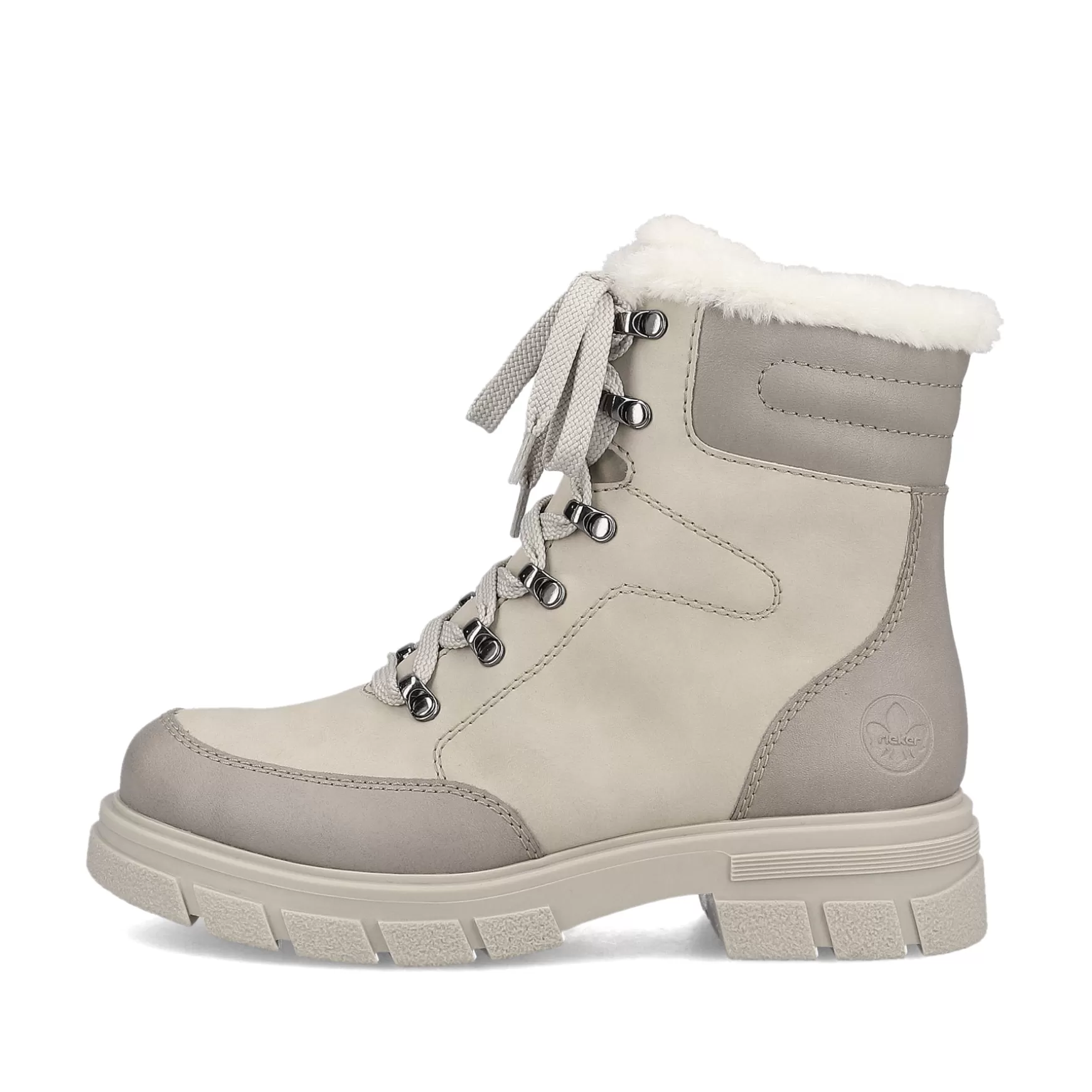 Women'S Corded Boots Light Beige-Rieker Fashion