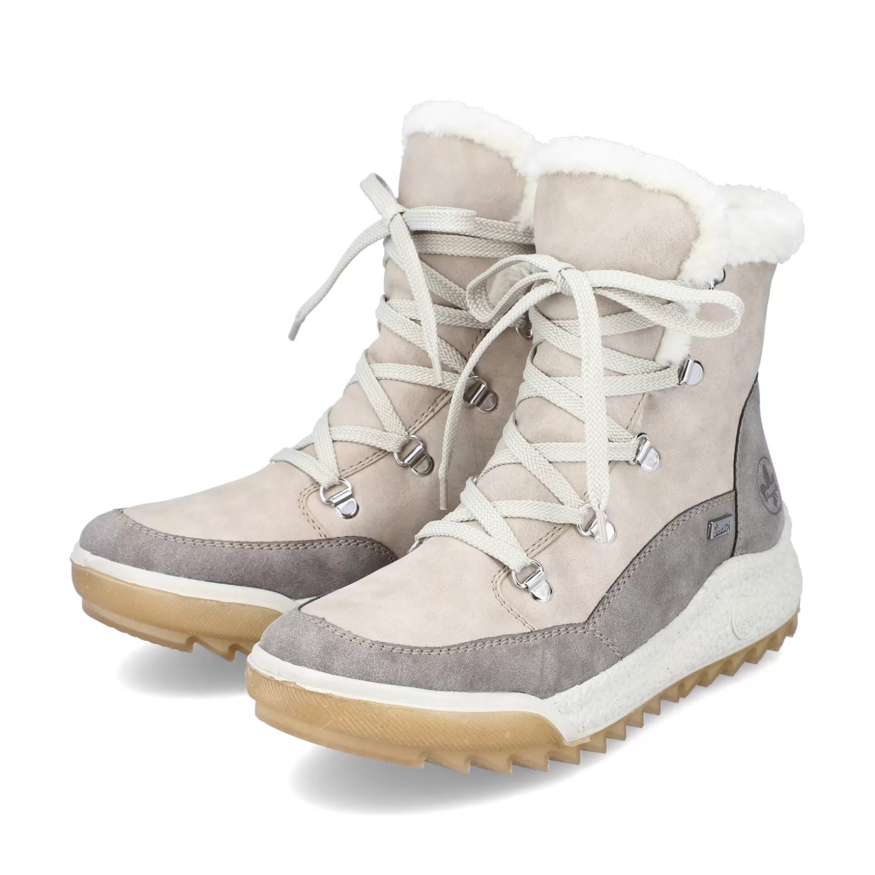 Women'S Corded Boots Light Beige-Rieker Best