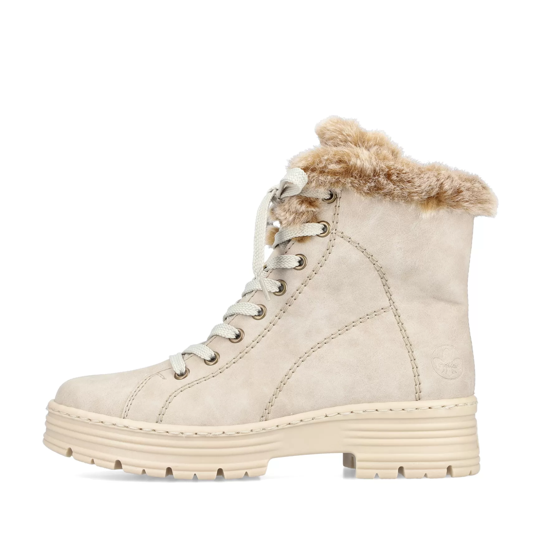 Women'S Corded Boots Light Beige-Rieker Outlet