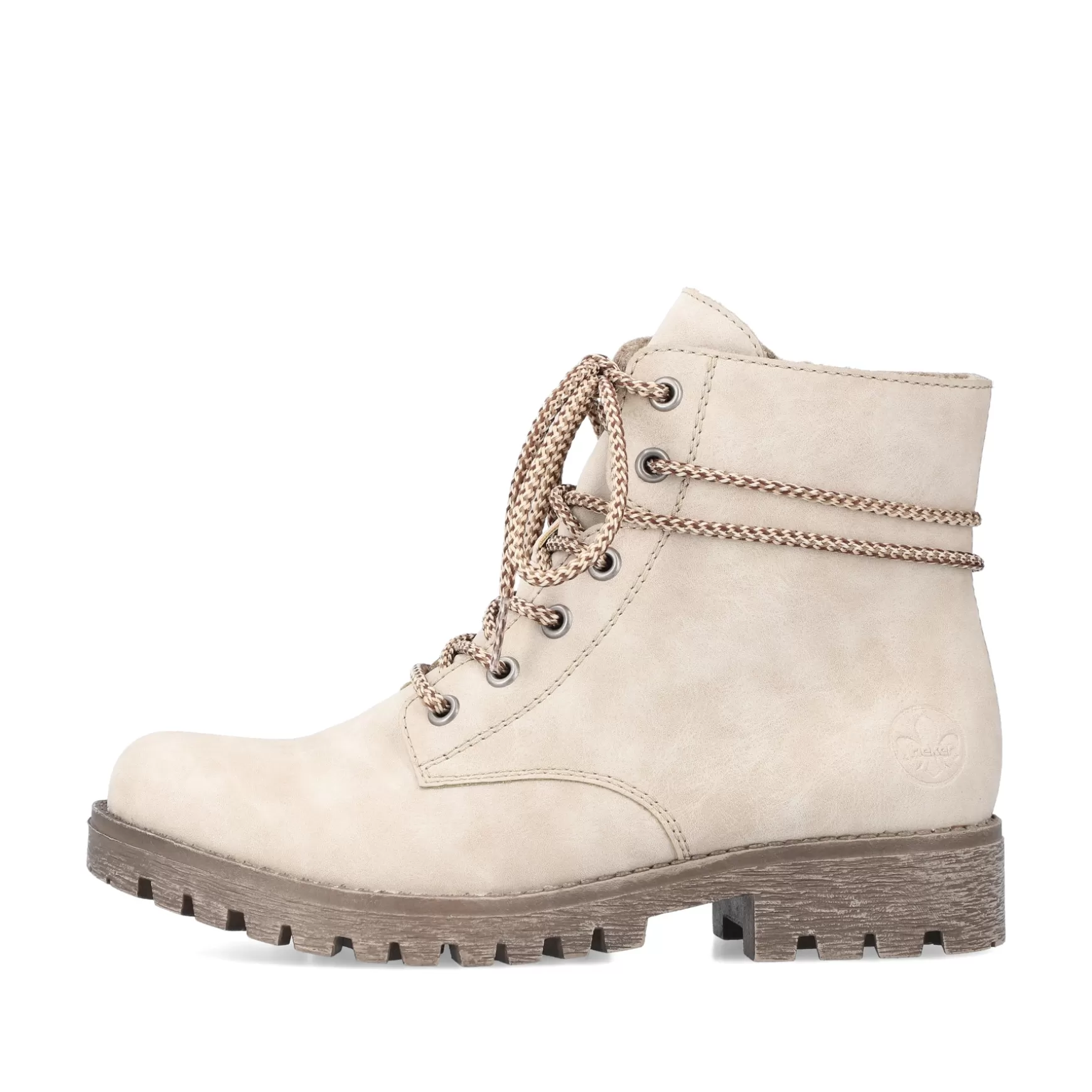 Women'S Corded Boots Light Beige-Rieker Fashion