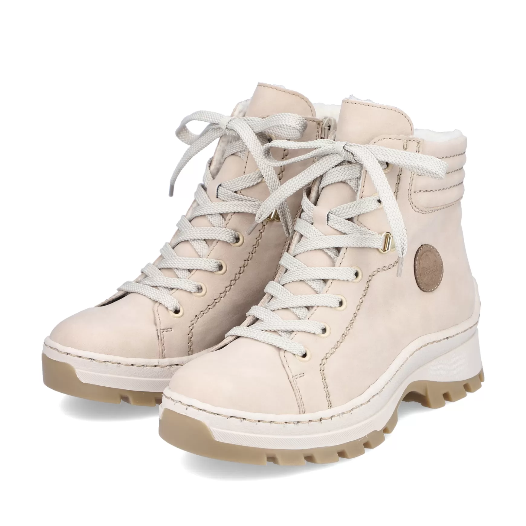 Women'S Corded Boots Light Beige-Rieker Store