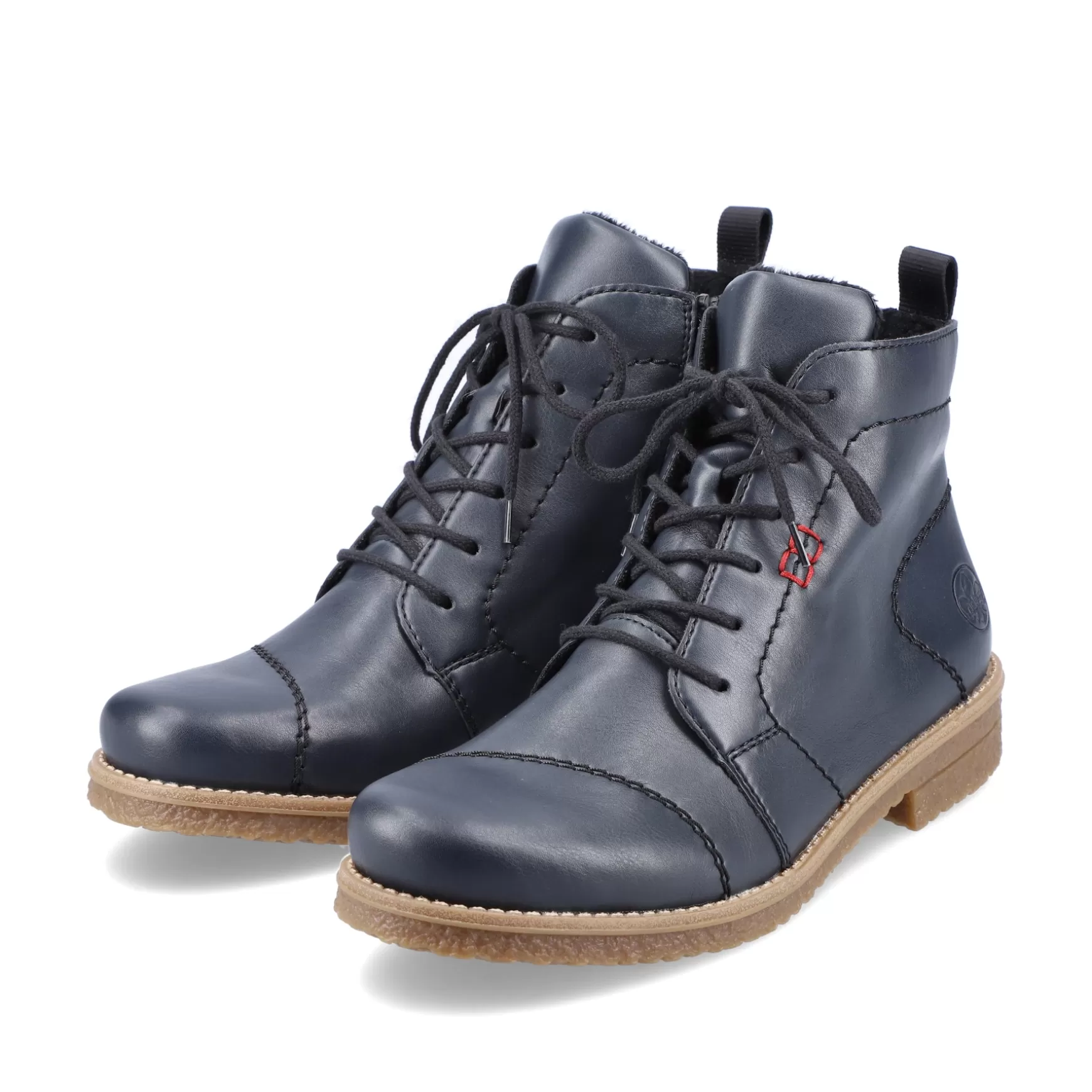 Women'S Corded Boots Navy Blue-Rieker Flash Sale