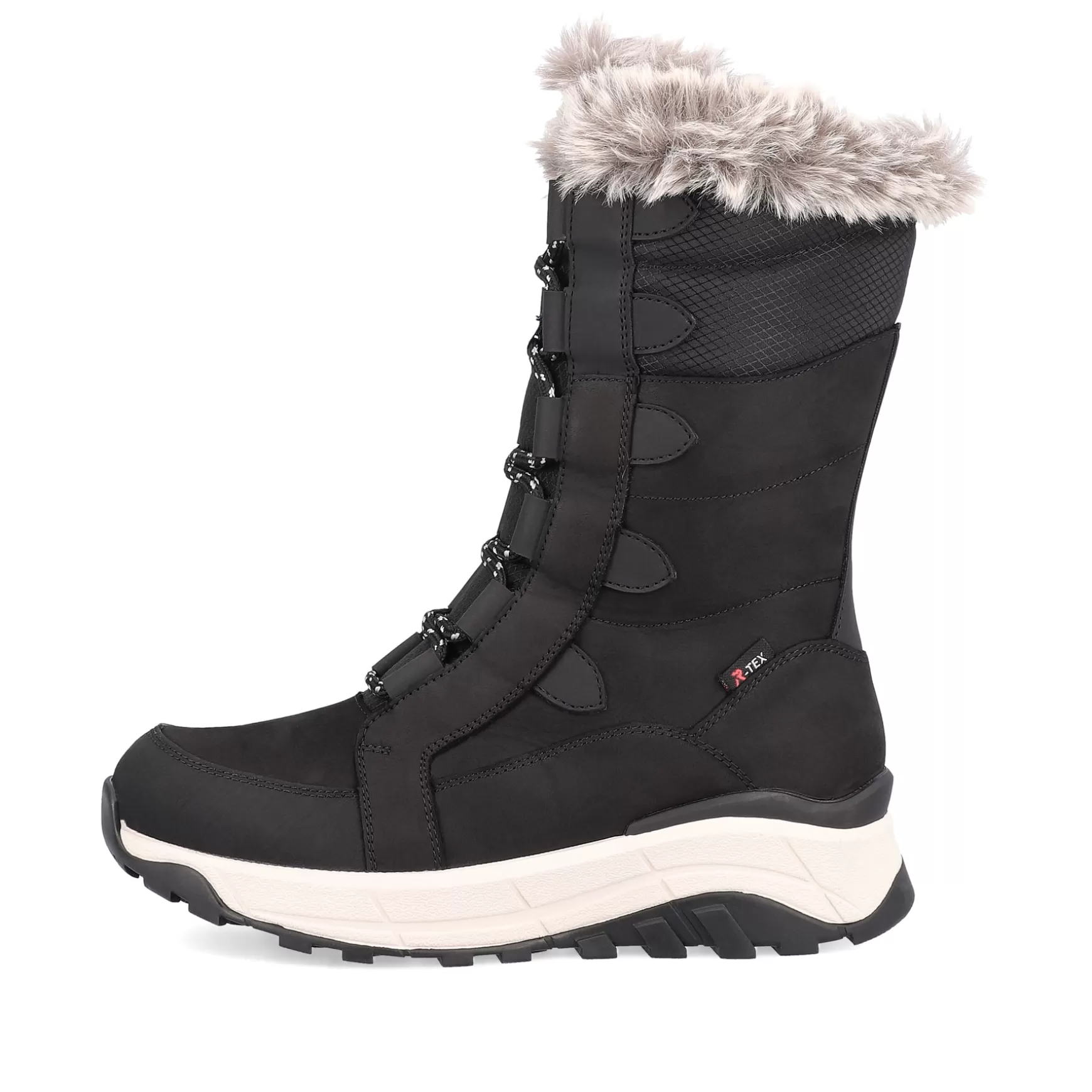 Women'S Corded Boots Night Black-Rieker Shop