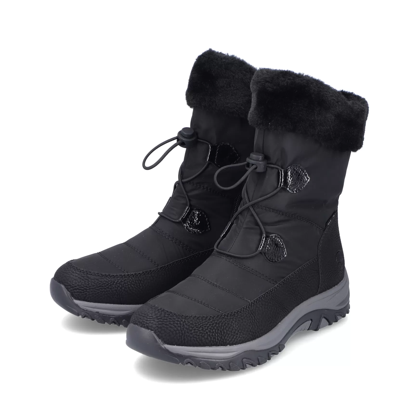 Women'S Corded Boots Night Black-Rieker Outlet