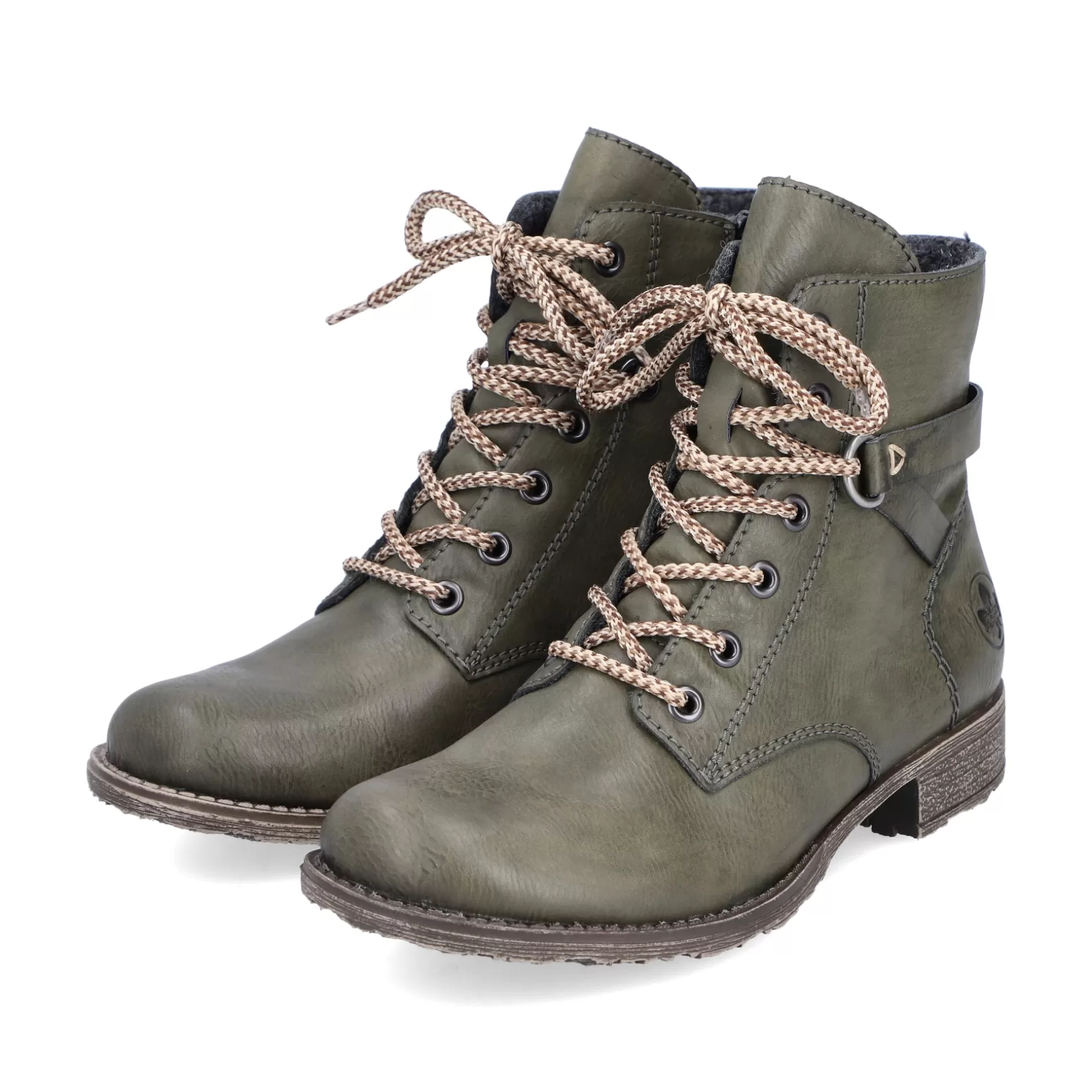 Women'S Corded Boots Olive Green-Rieker Clearance