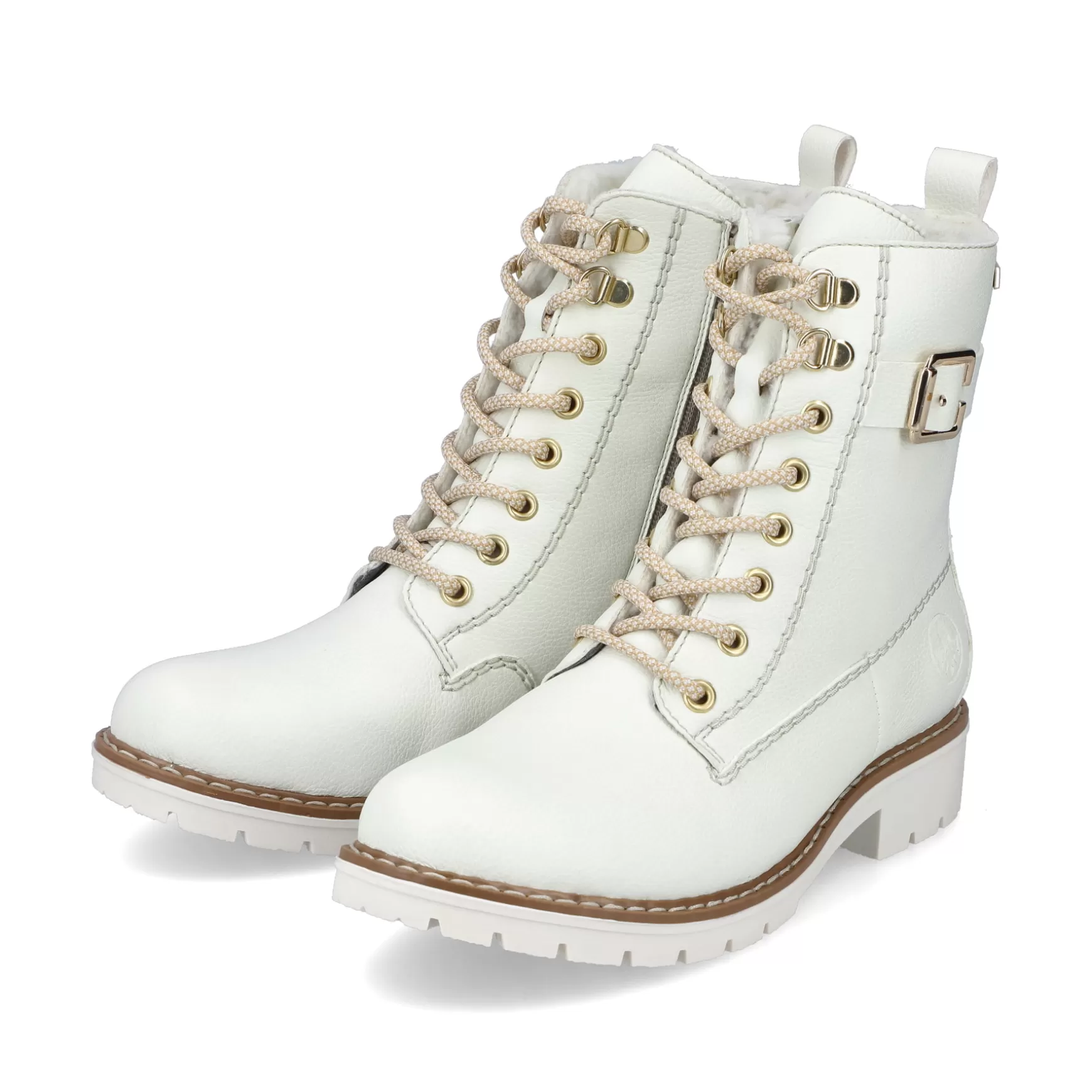 Women'S Corded Boots Pure White-Rieker Online