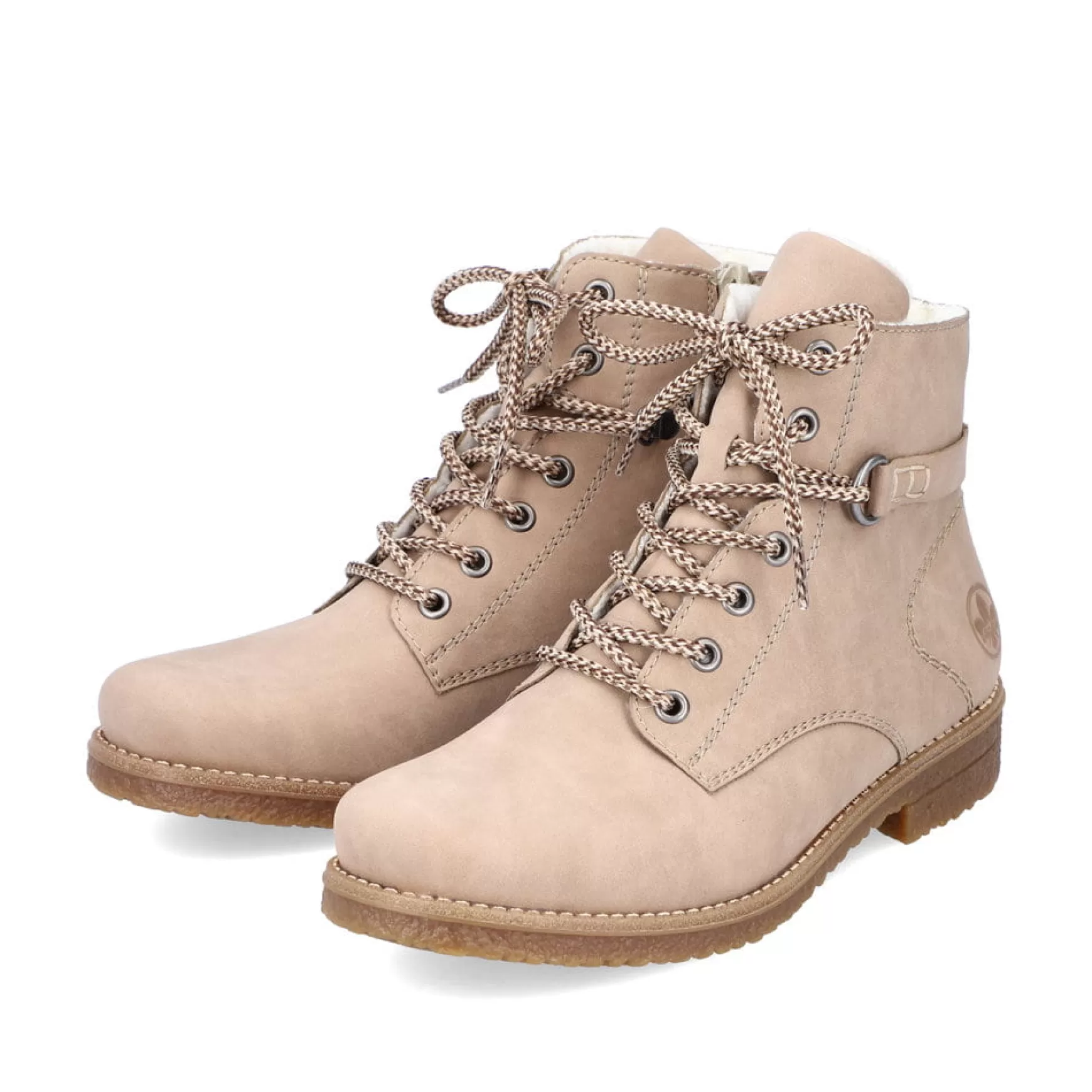 Women'S Corded Boots Sand Beige-Rieker Sale