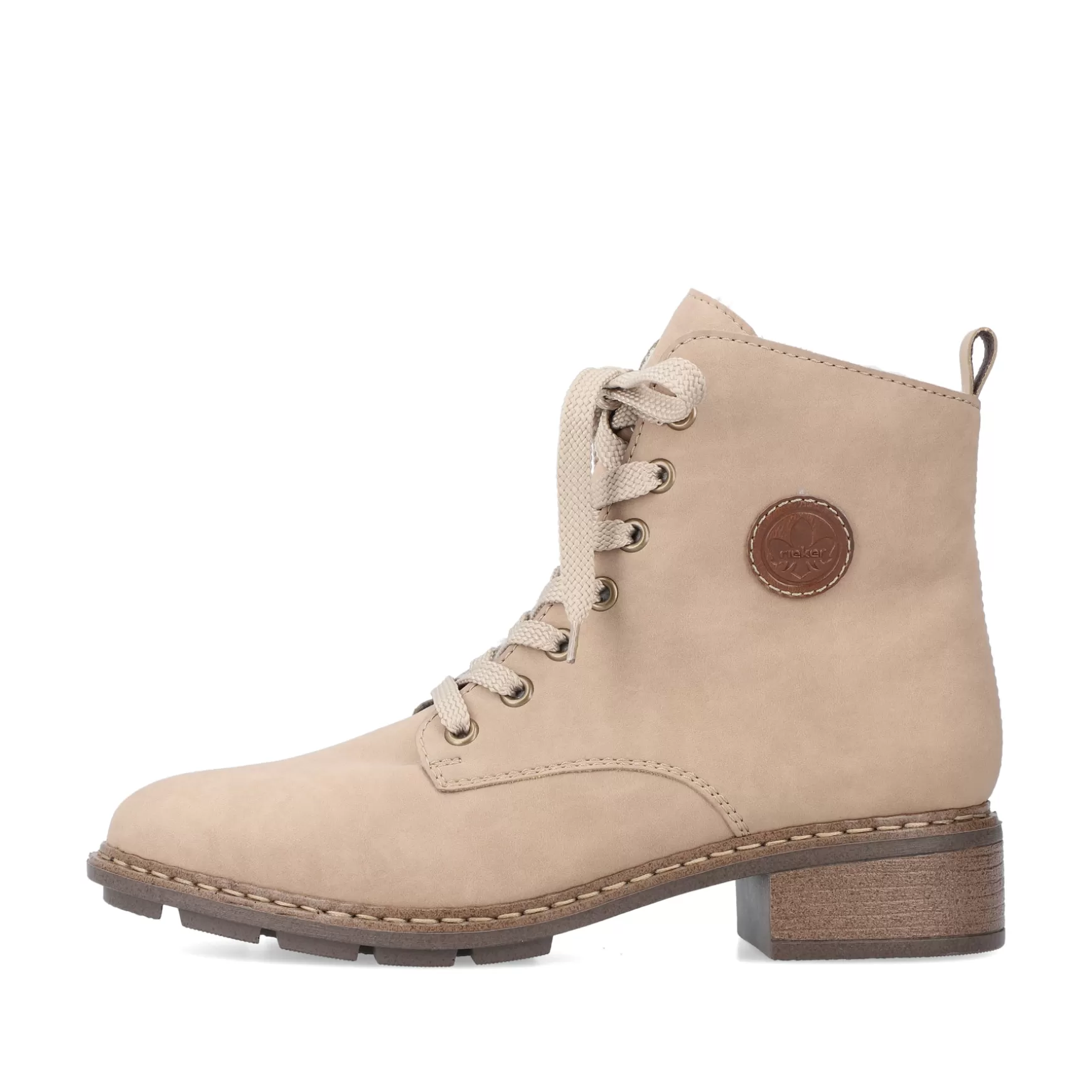 Women'S Corded Boots Sand Beige-Rieker Best Sale