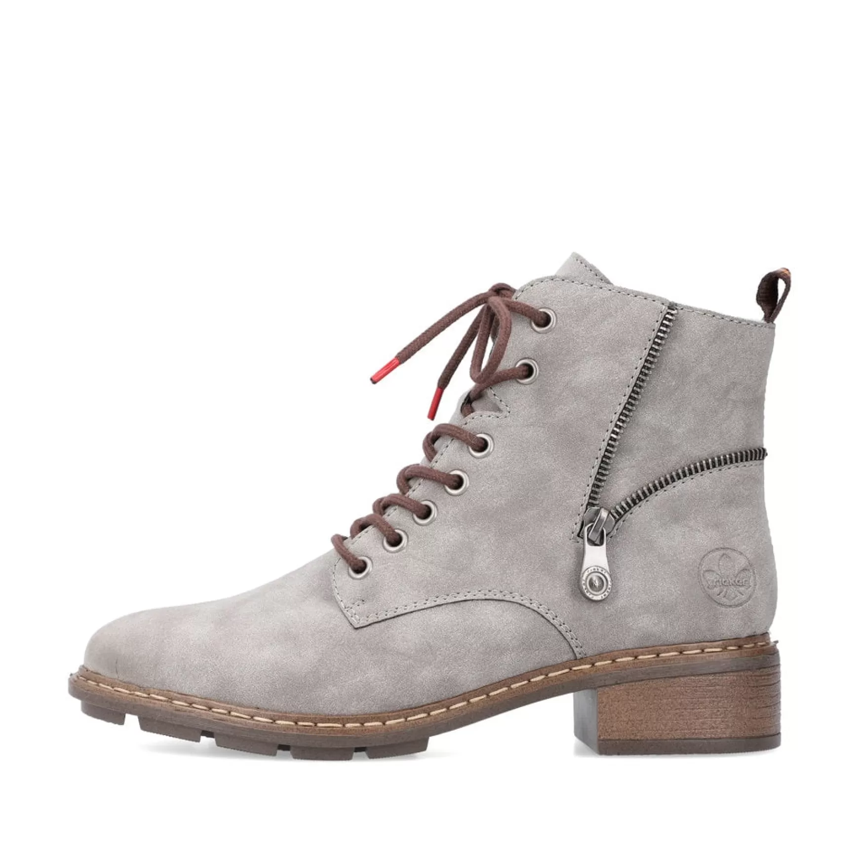 Women'S Corded Boots Silver Gray-Rieker Outlet