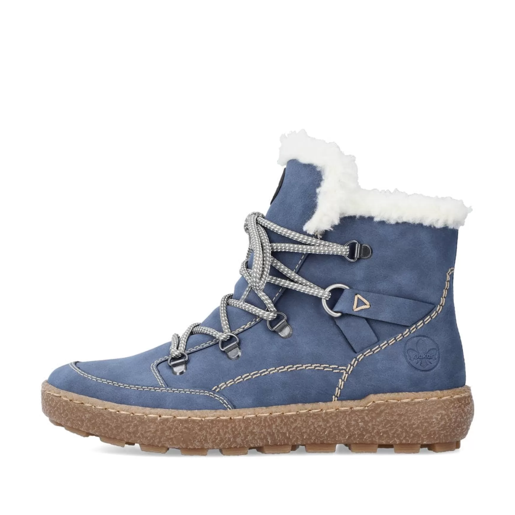 Women'S Corded Boots Sky Blue-Rieker Fashion