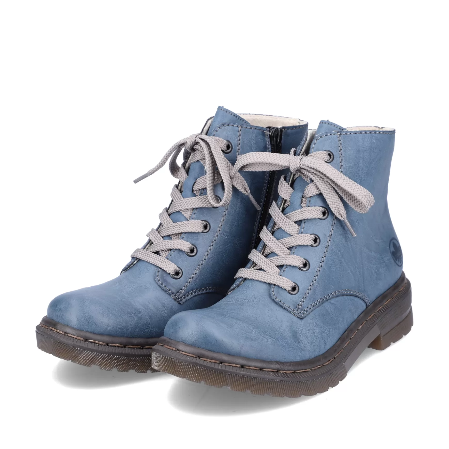 Women'S Corded Boots Sky Blue-Rieker Fashion