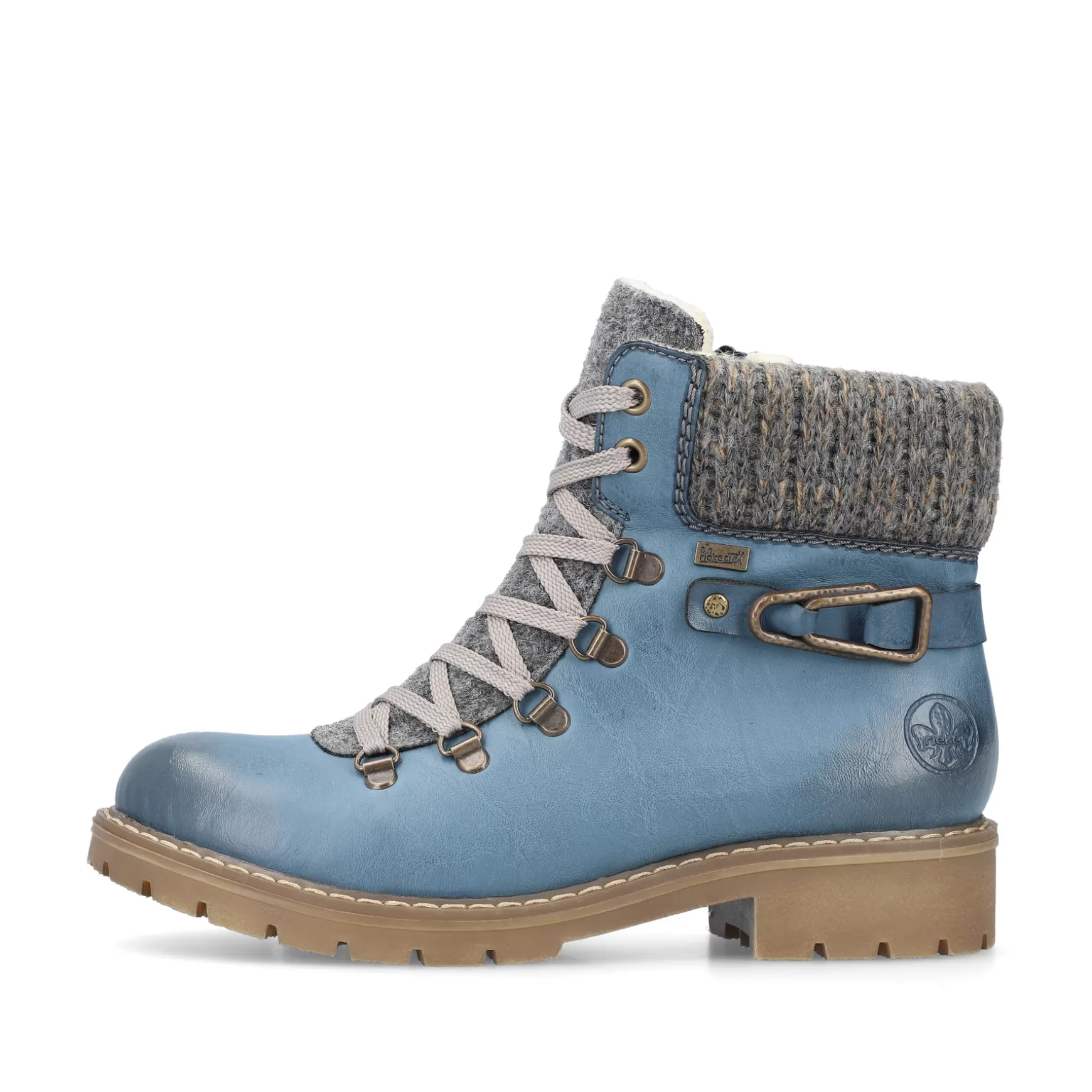 Women'S Corded Boots, Slate Blue-Rieker Clearance