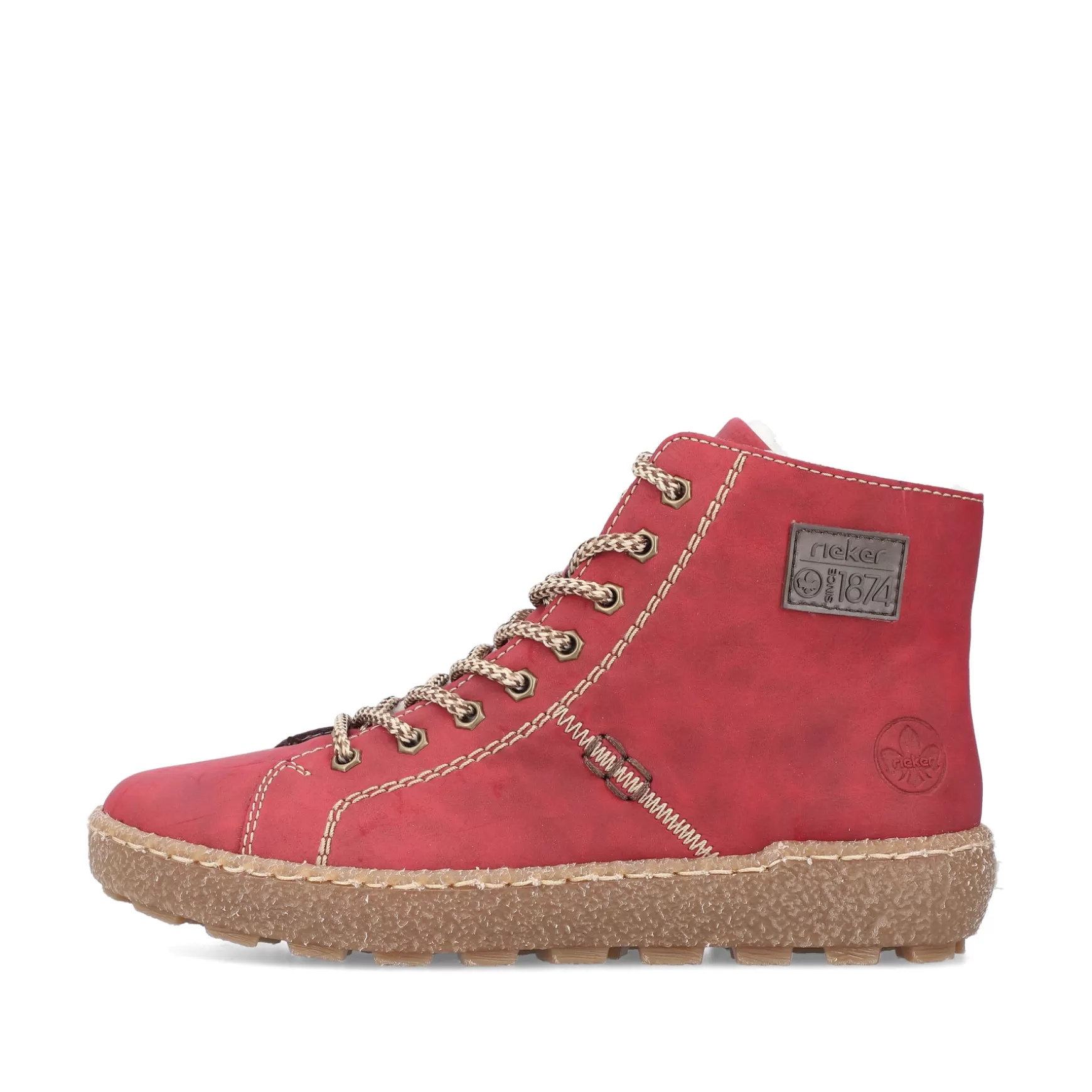 Women'S Corded Boots Strawberry Red-Rieker Shop