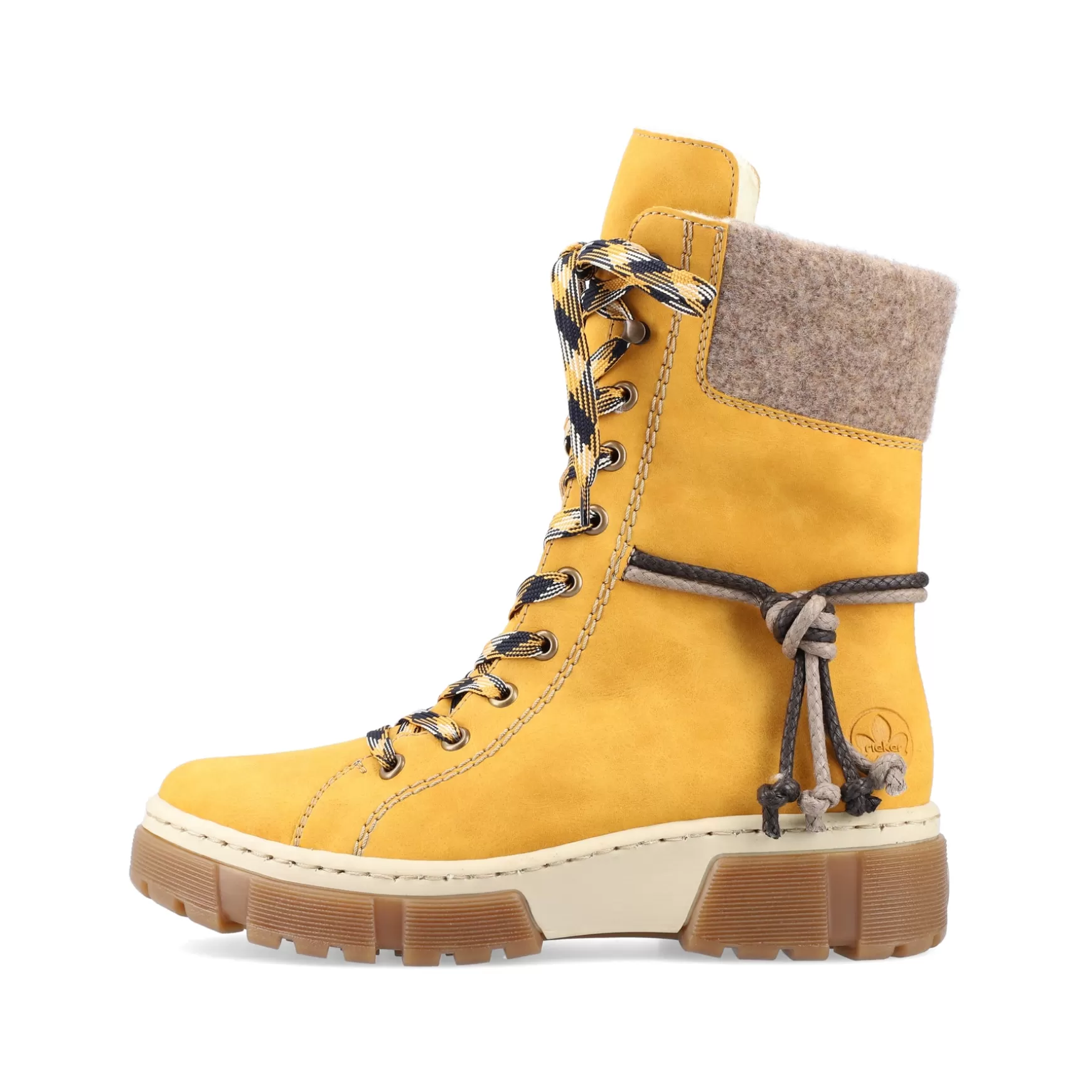 Women'S Corded Boots Sunflower Yellow-Rieker Flash Sale