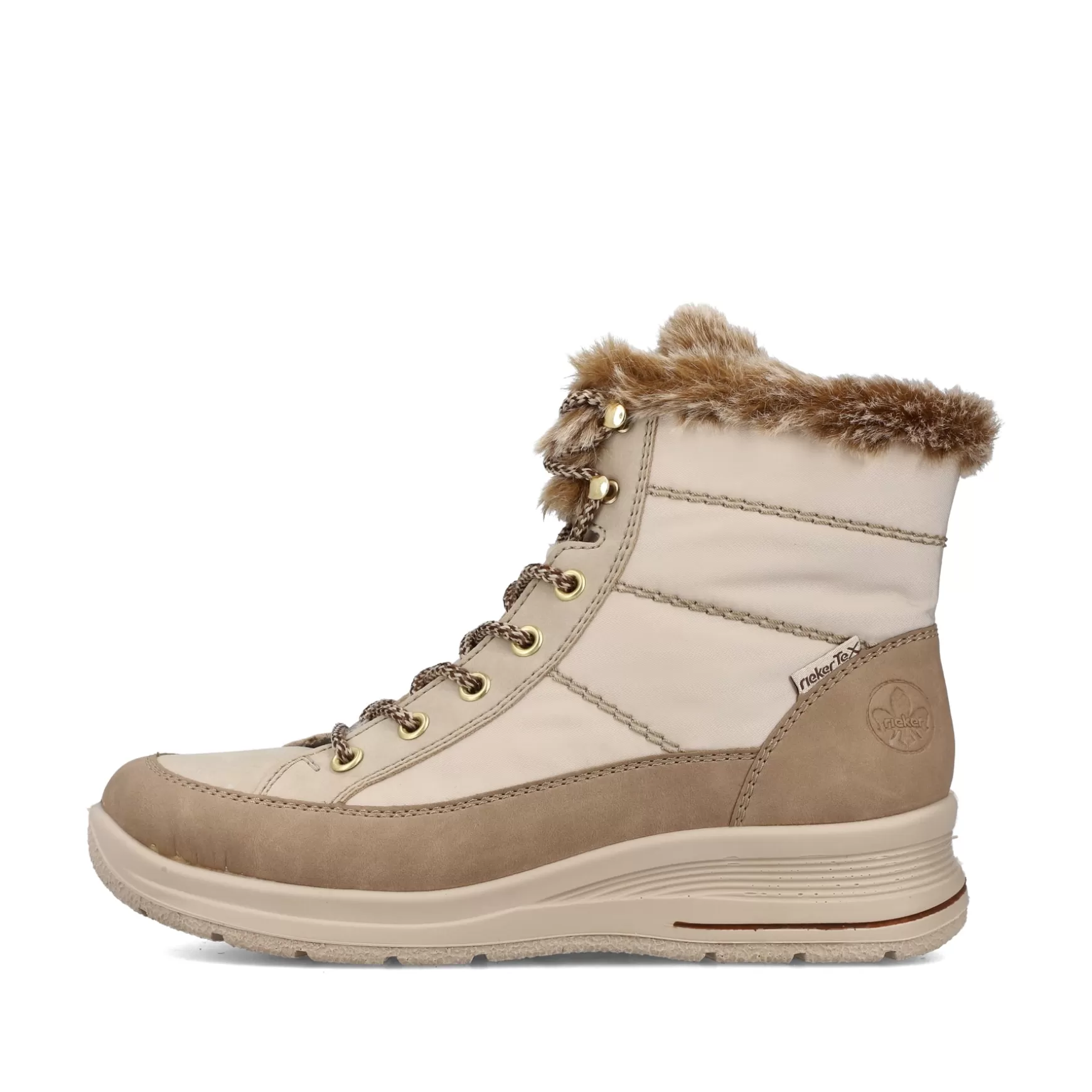 Women'S Corded Boots Vanilla Beige-Rieker Hot