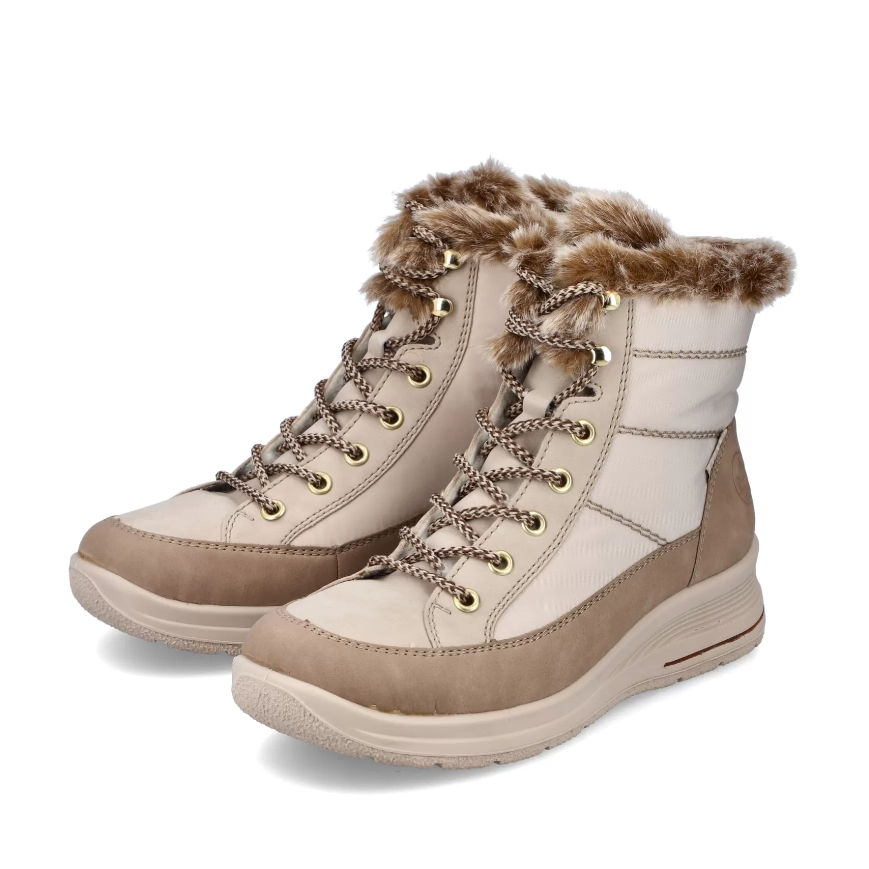 Women'S Corded Boots Vanilla Beige-Rieker Hot