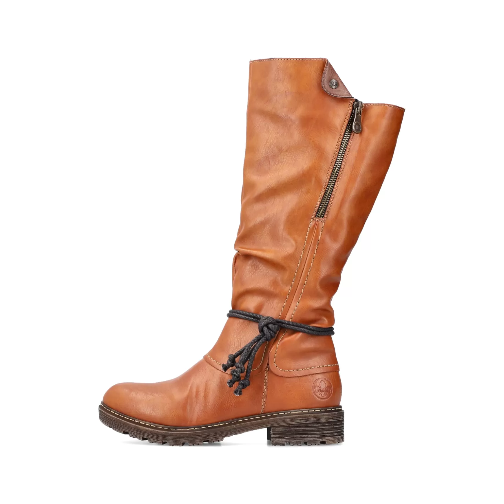 Women'S High-Shaft Boots Caramel Brown-Rieker Fashion