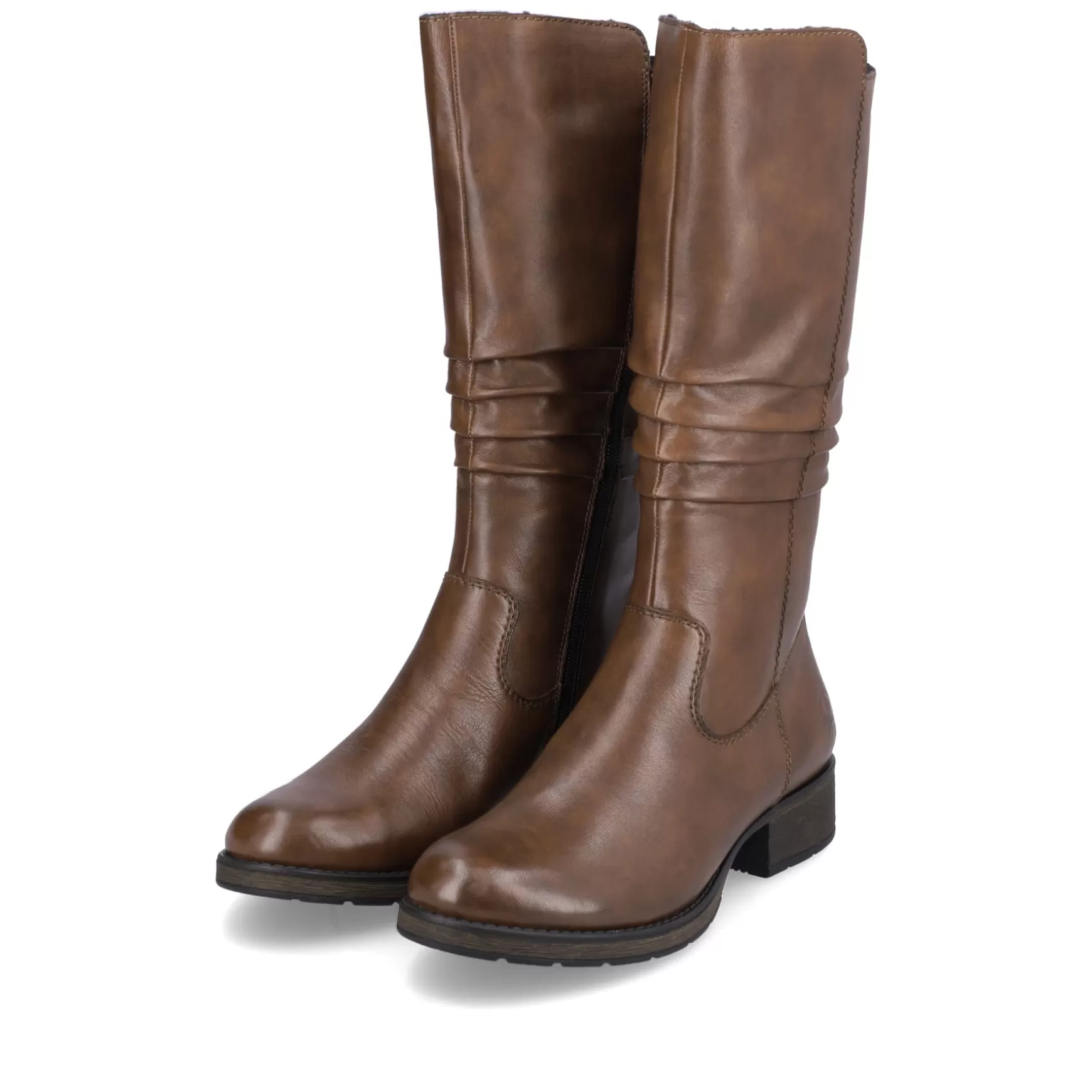 Women'S High-Shaft Boots Coffee Brown-Rieker New