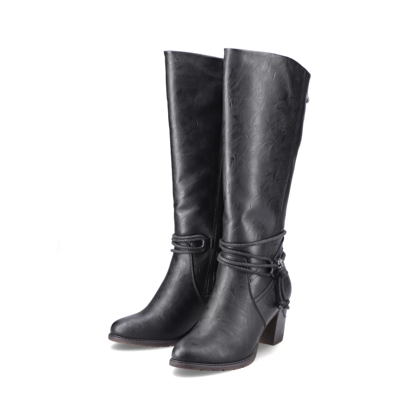 Women'S High-Shaft Boots Deep Black-Rieker Shop