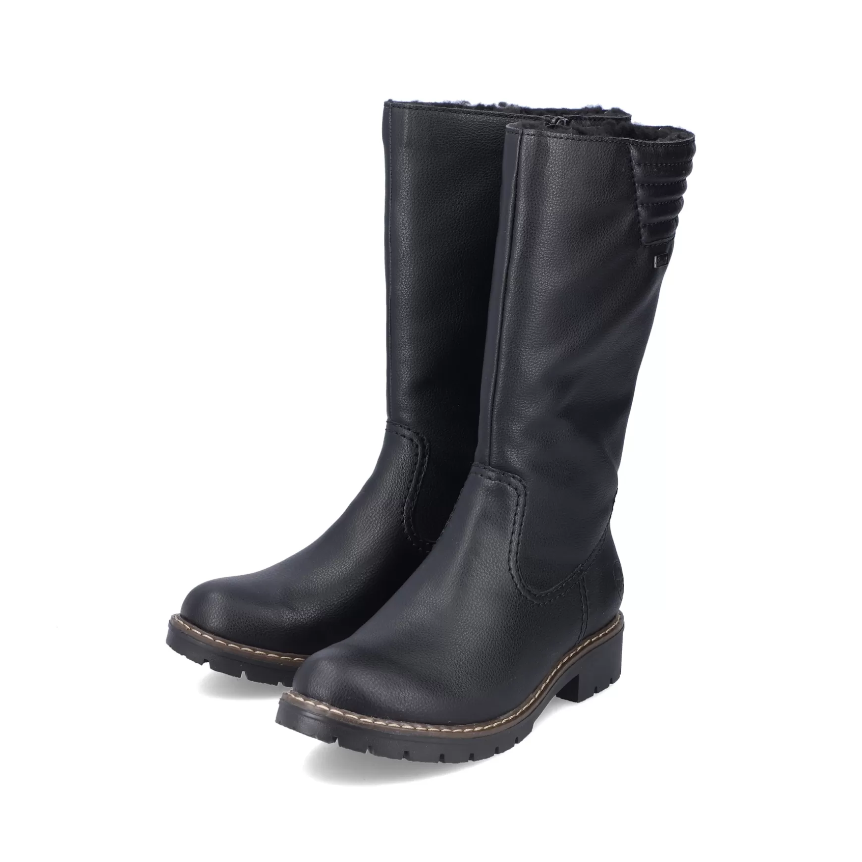 Women'S High-Shaft Boots Deep Black-Rieker Sale