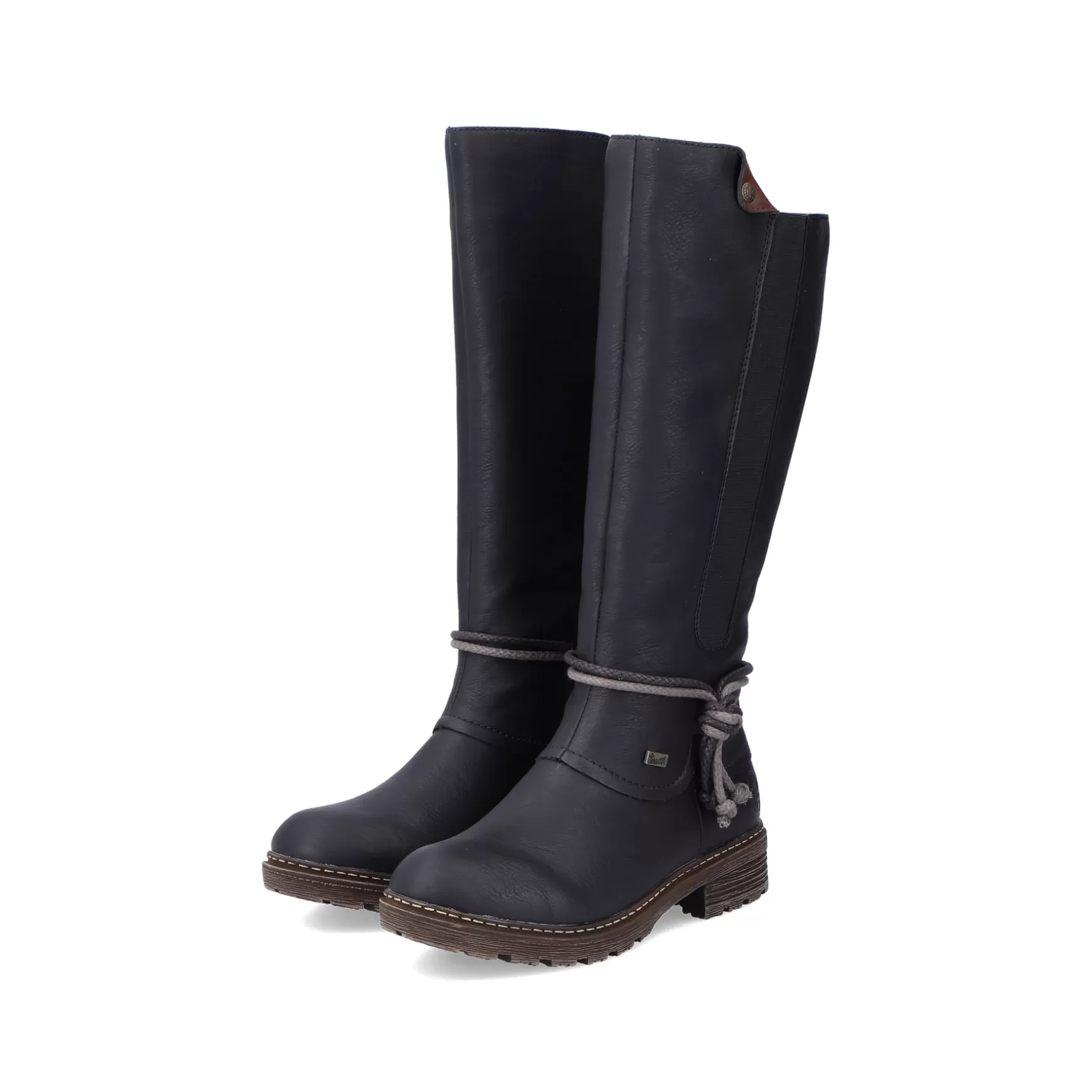 Women'S High-Shaft Boots Deep Black-Rieker Flash Sale