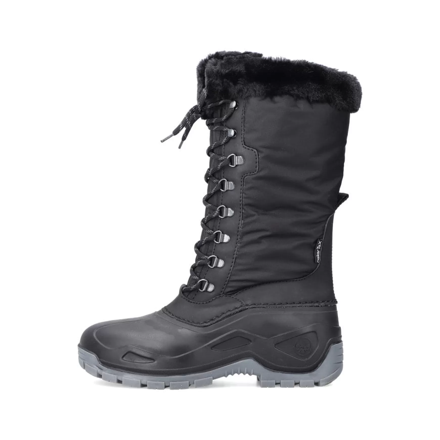 Women'S High-Shaft Boots Deep Black-Rieker Shop