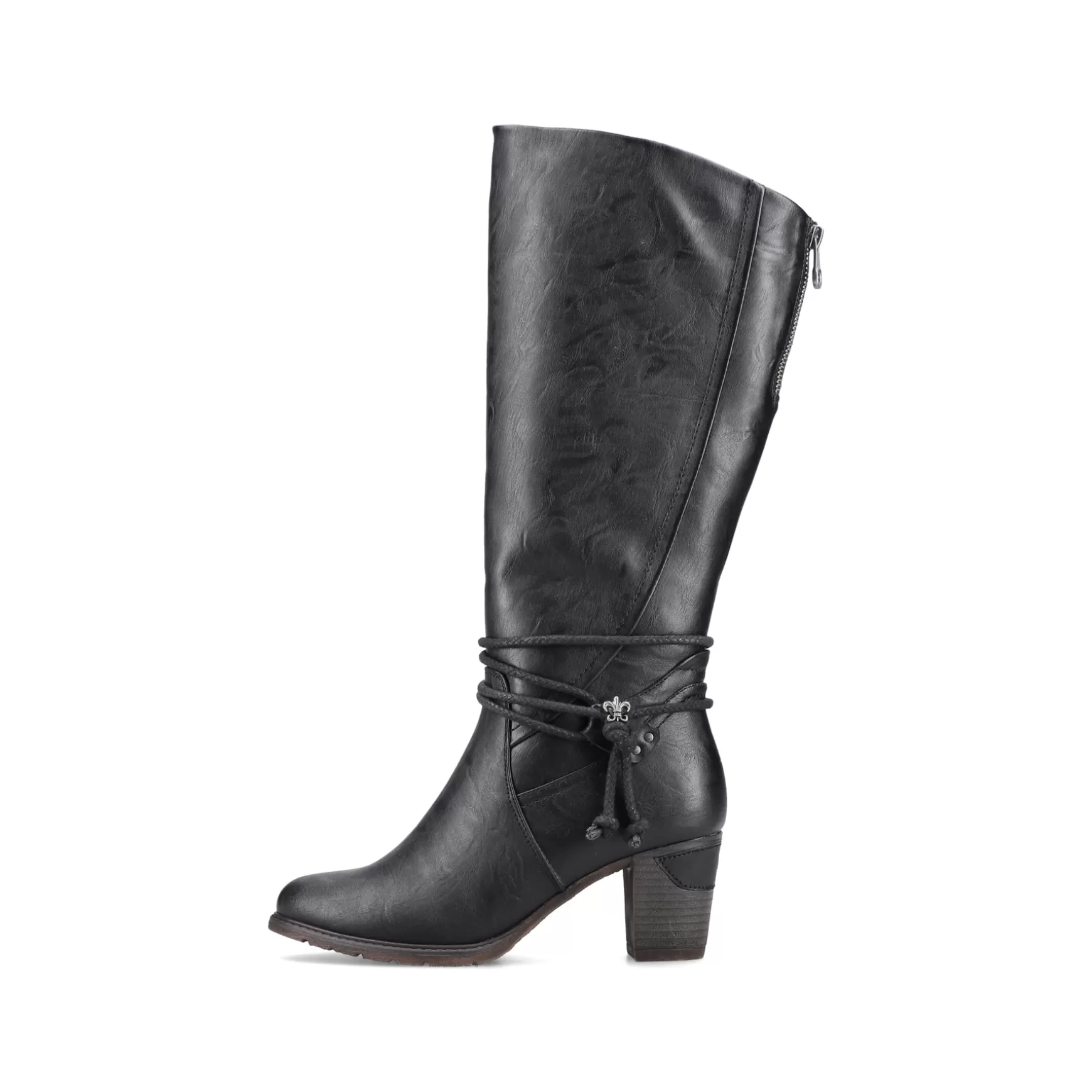 Women'S High-Shaft Boots Deep Black-Rieker Shop