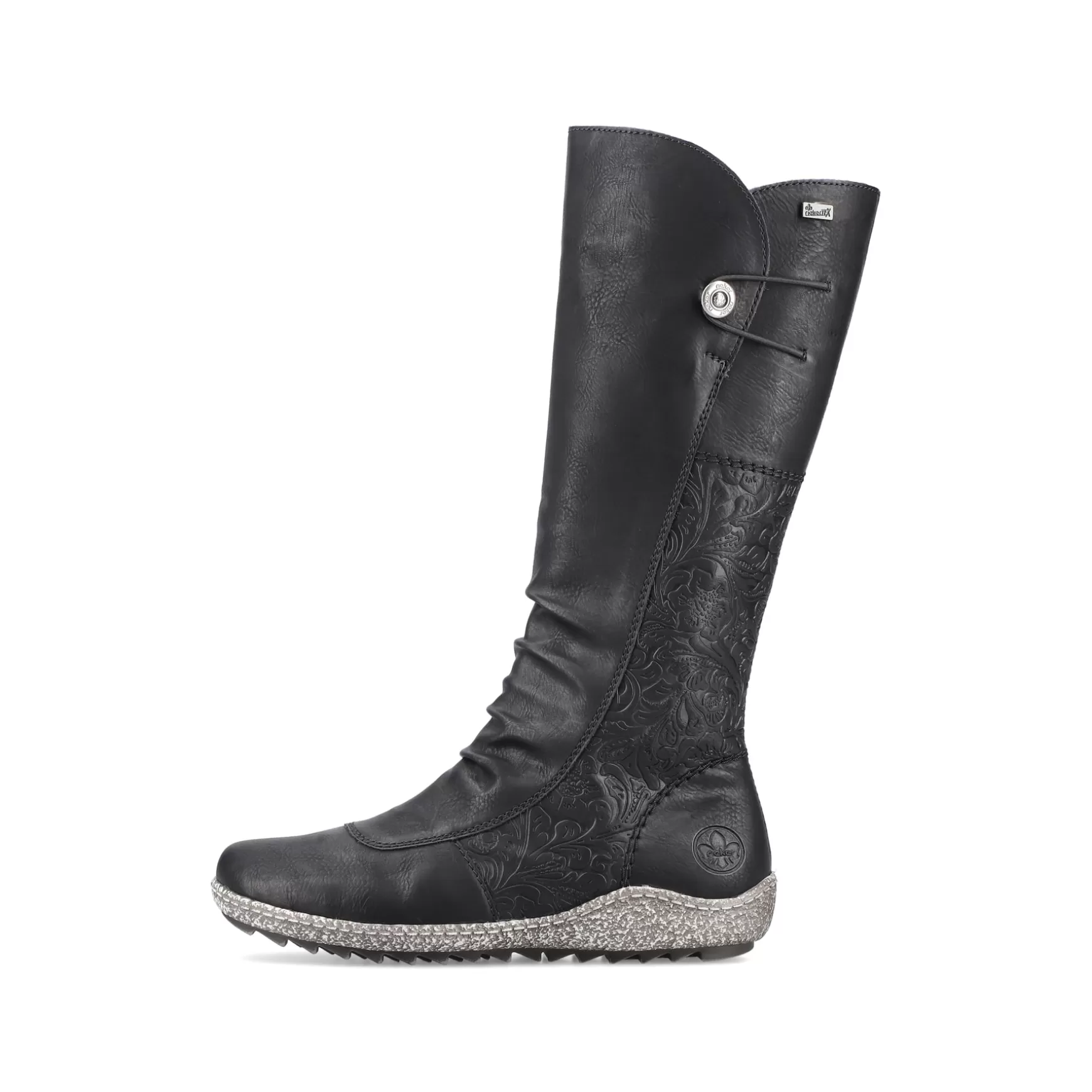 Women'S High-Shaft Boots Deep Black-Rieker Shop