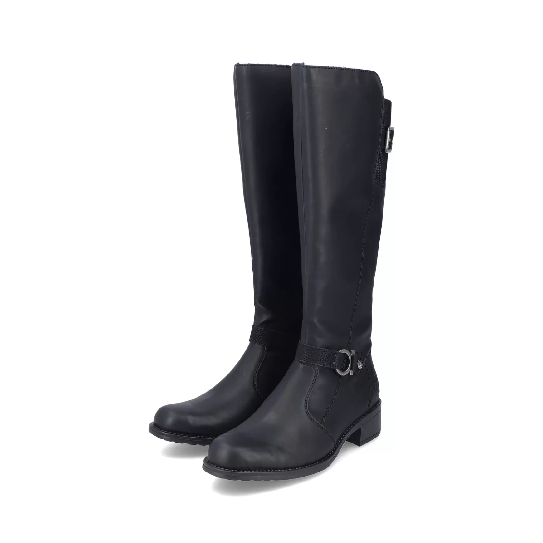 Women'S High-Shaft Boots Night Black-Rieker Store