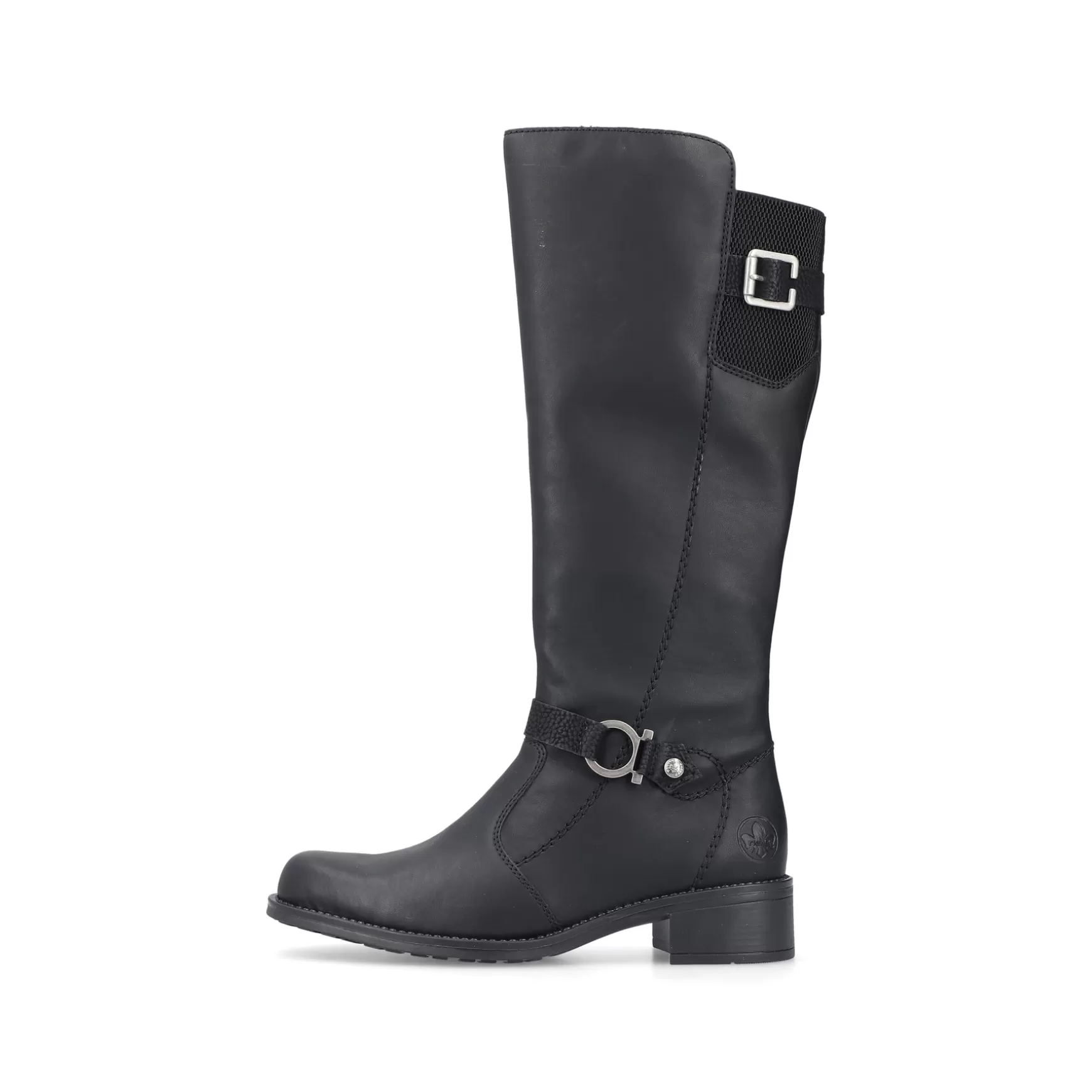 Women'S High-Shaft Boots Night Black-Rieker Store