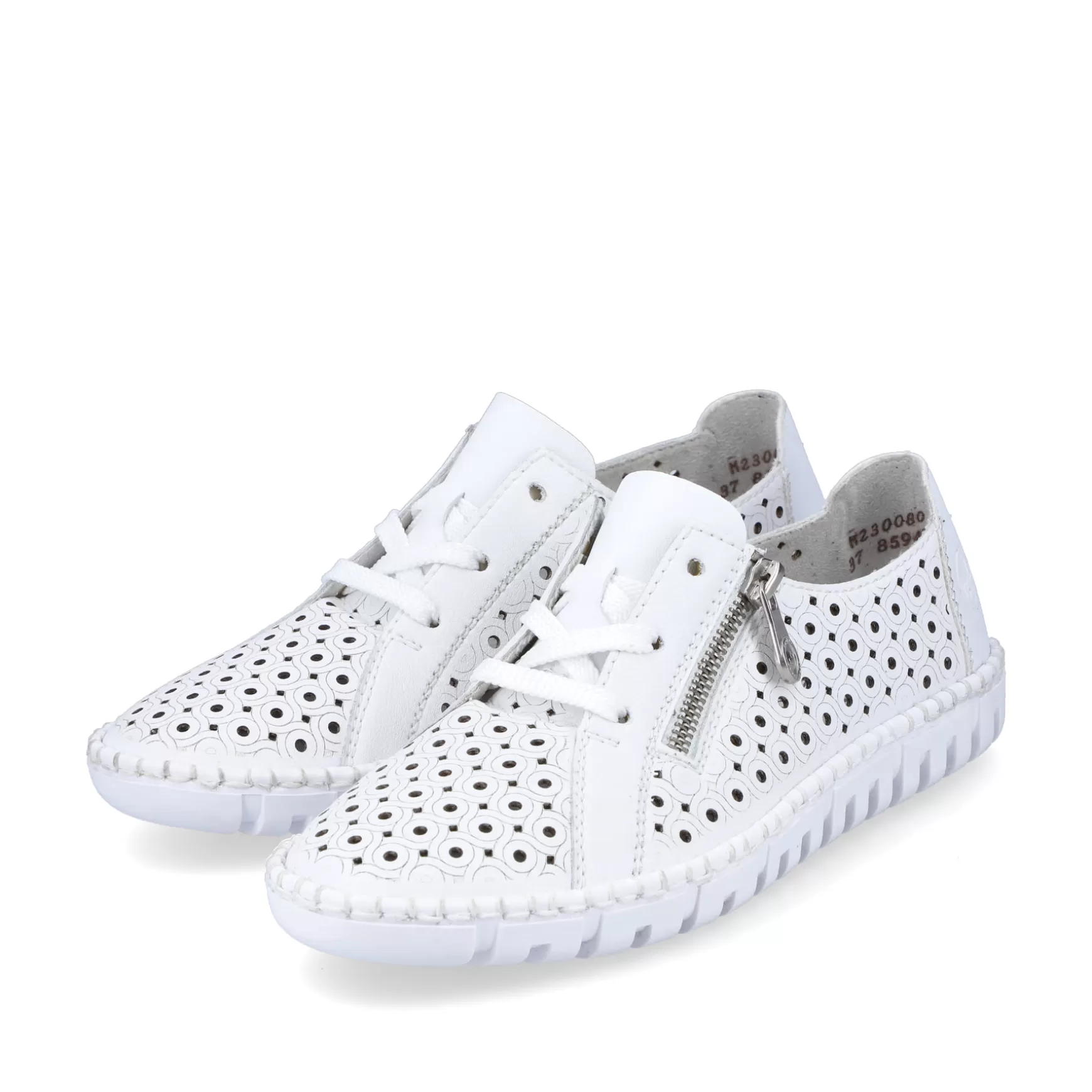 Women'S Laced Shoes Pearl White-Rieker Hot