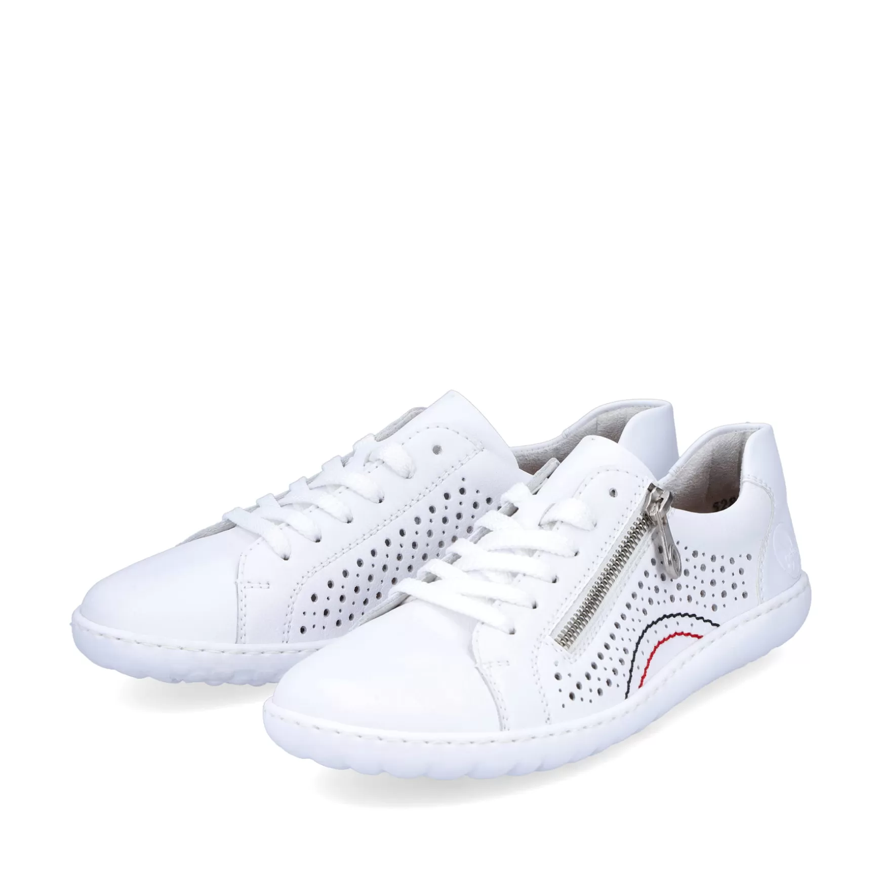 Women'S Laced Shoes Pearl White-Rieker Best Sale