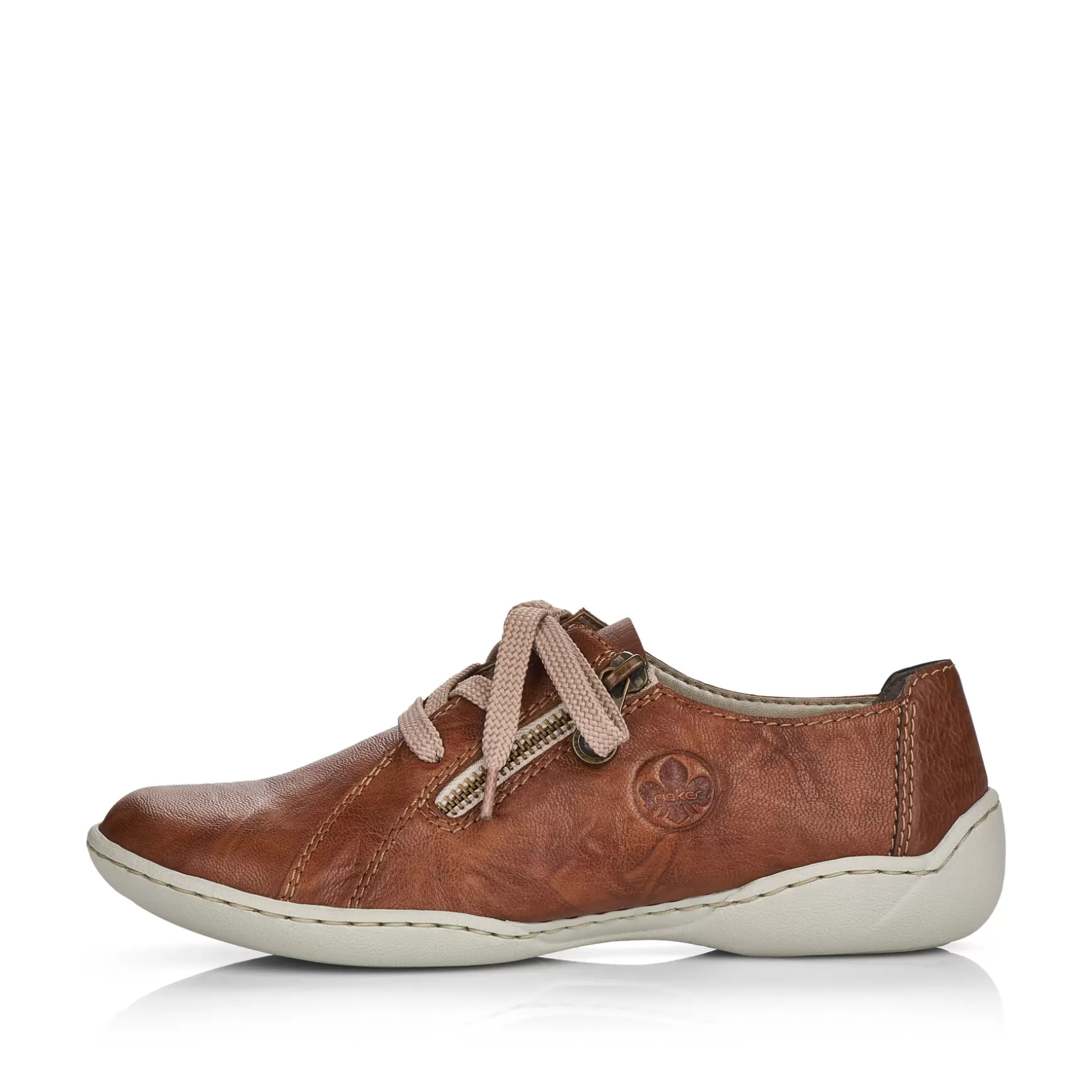 Women'S Lace-Up Shoes Chestnut Brown-Rieker Flash Sale