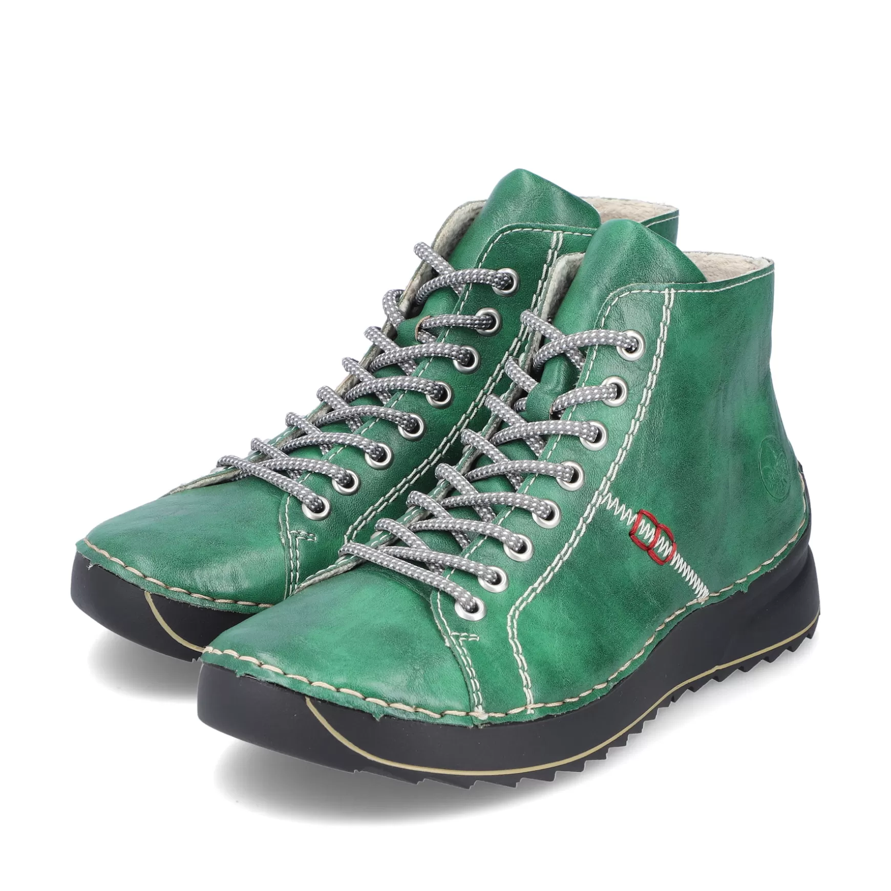 Women'S Lace-Up Shoes Emerald Green-Rieker Discount