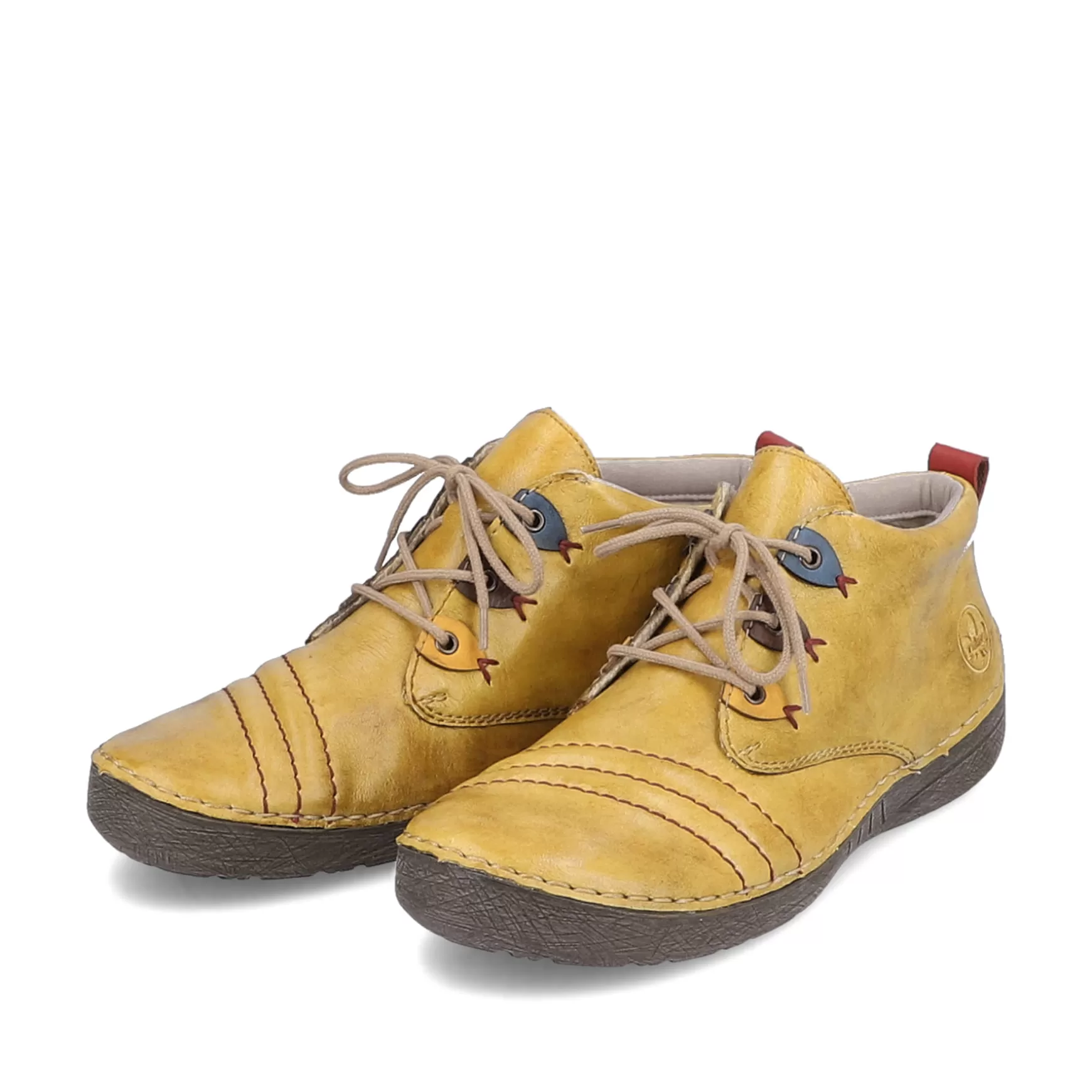 Women'S Lace-Up Shoes Exotic Yellow-Rieker Shop