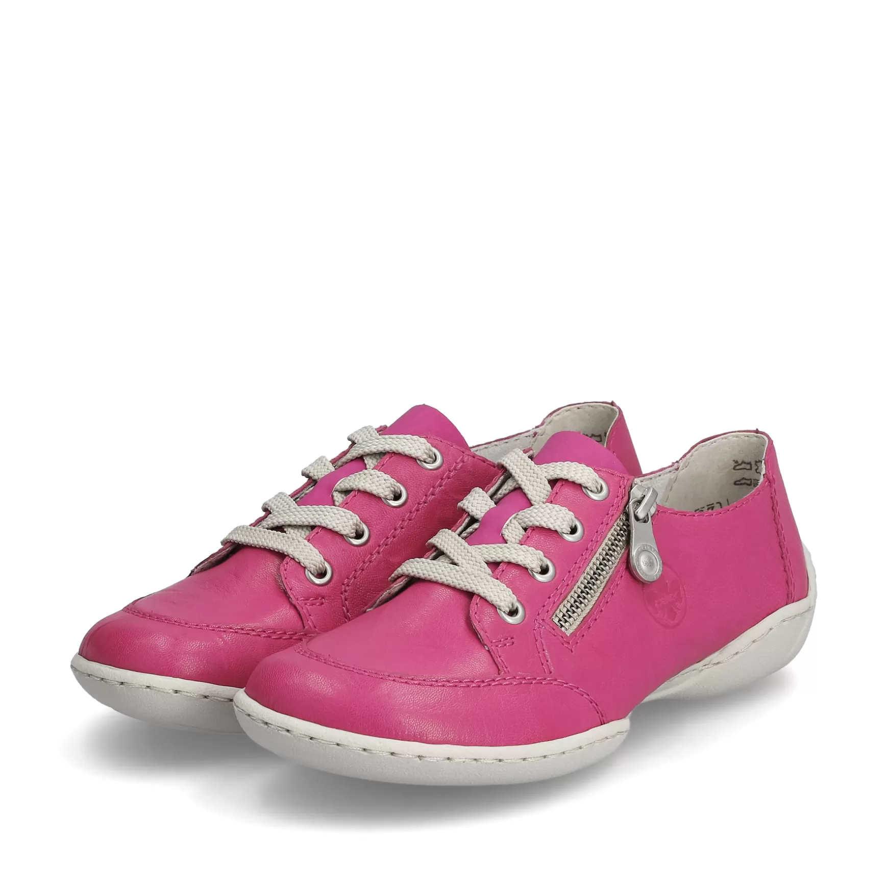 Women'S Lace-Up Shoes Magenta-Rieker Best Sale