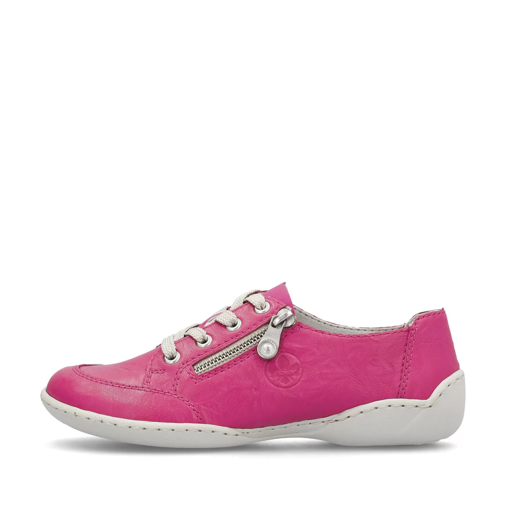 Women'S Lace-Up Shoes Magenta-Rieker Best Sale