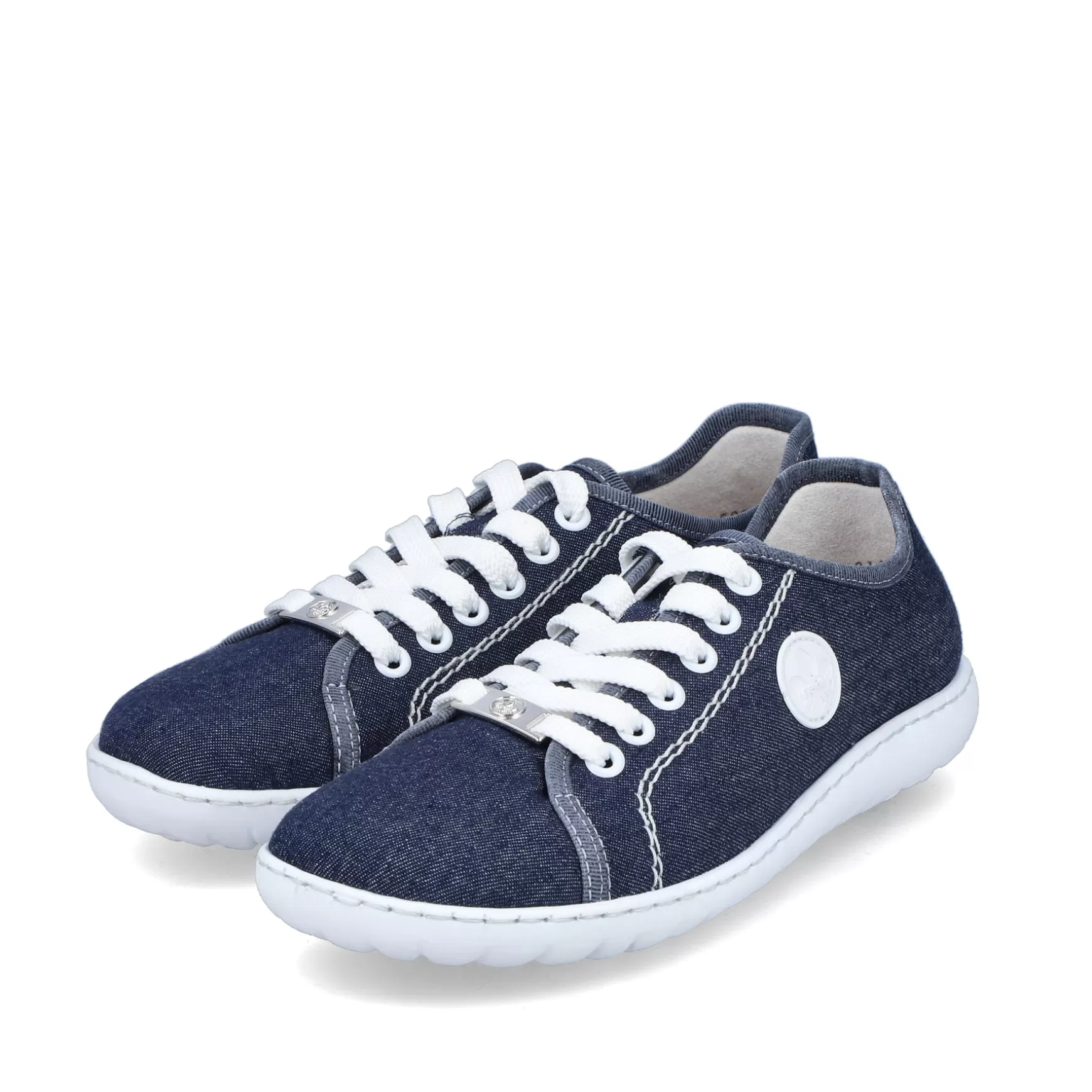 Women'S Lace-Up Shoes Navy Blue-Rieker Online