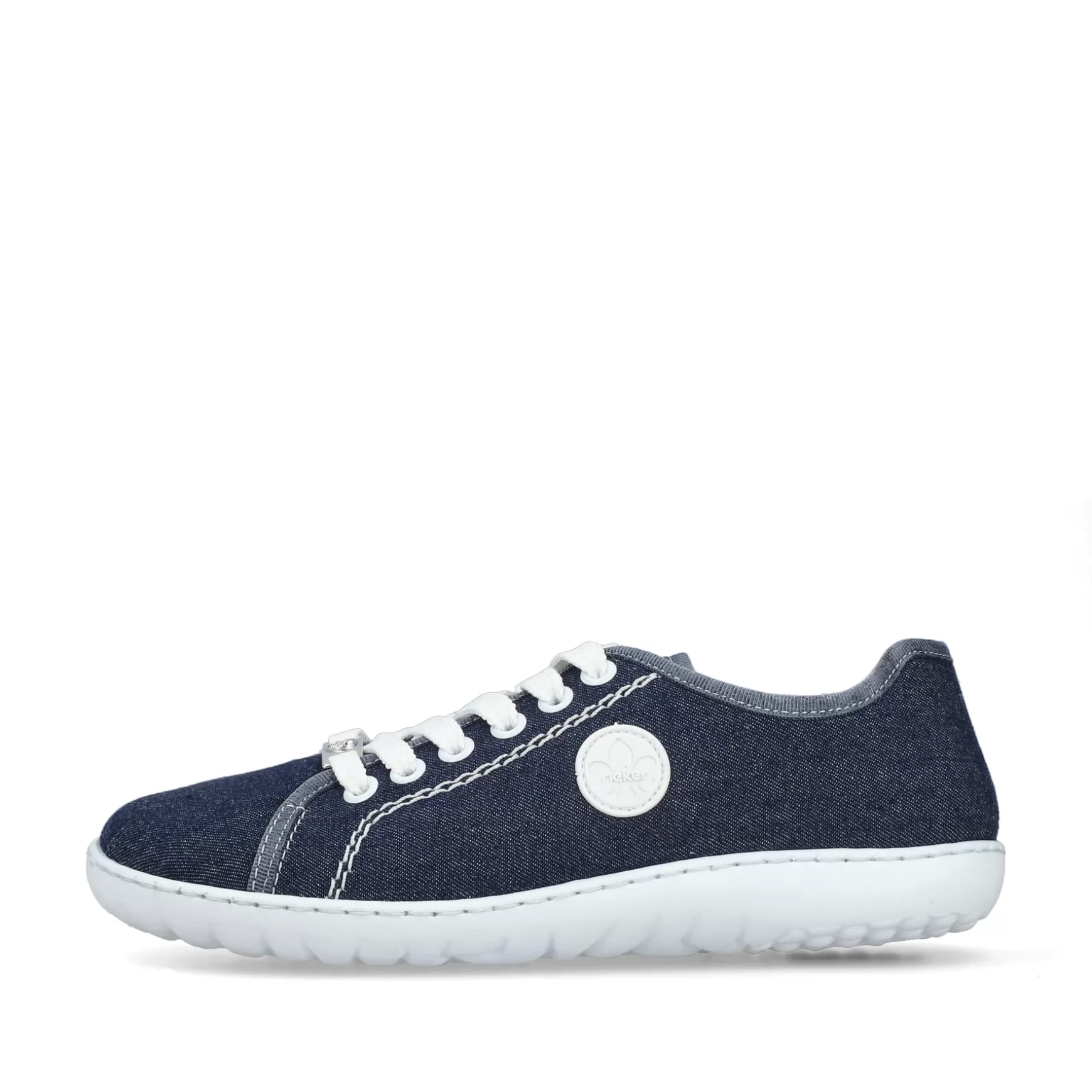 Women'S Lace-Up Shoes Navy Blue-Rieker Online