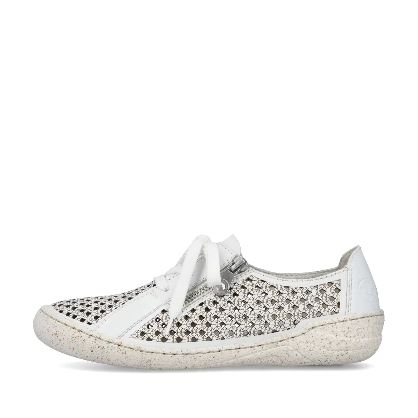 Women'S Lace-Up Shoes Pure White-Rieker Store