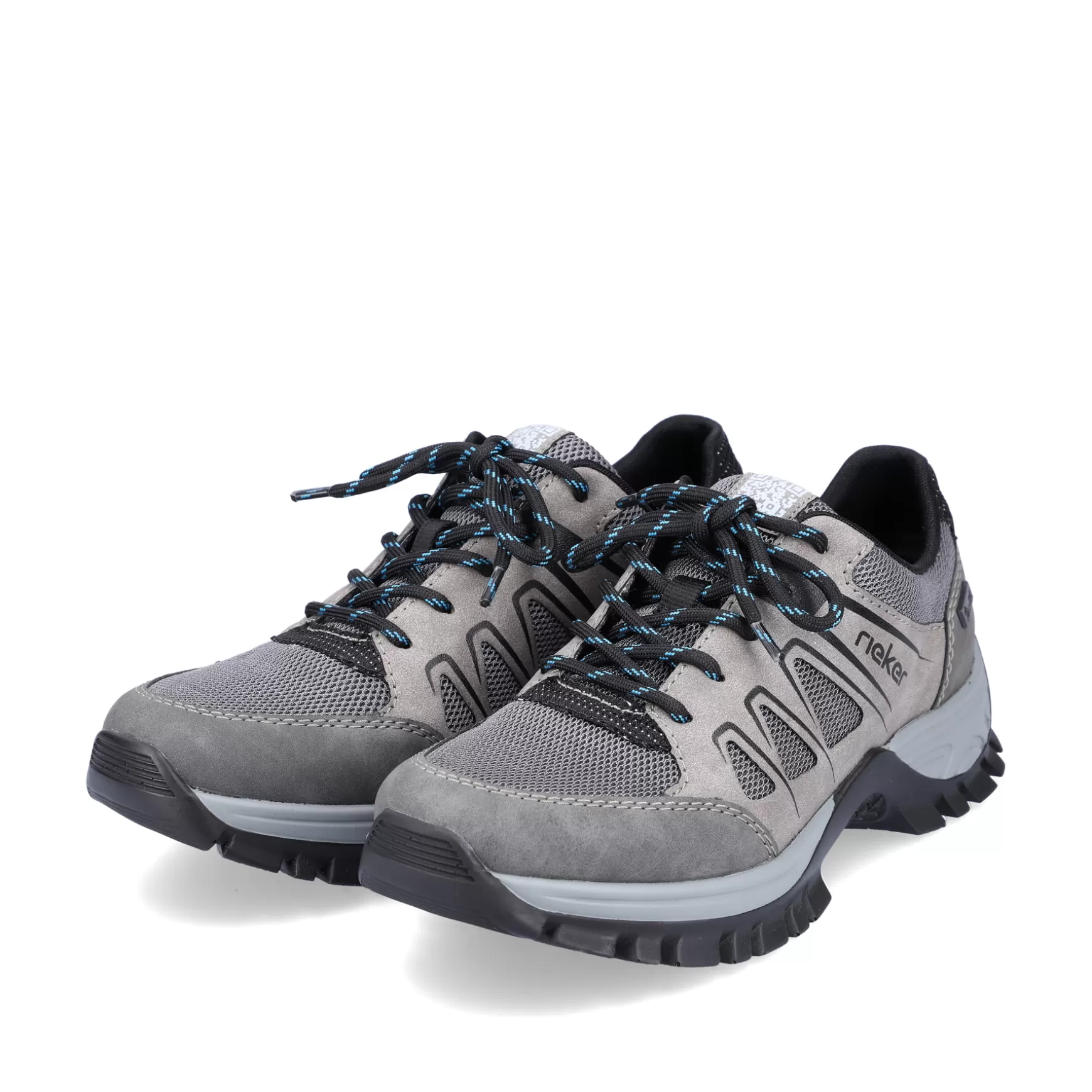 Women'S Lace-Up Shoes Steel Gray-Rieker Clearance