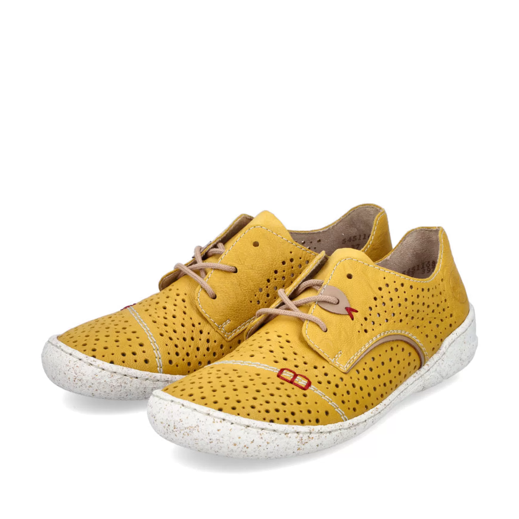 Women'S Lace-Up Shoes Sunflower Yellow-Rieker New