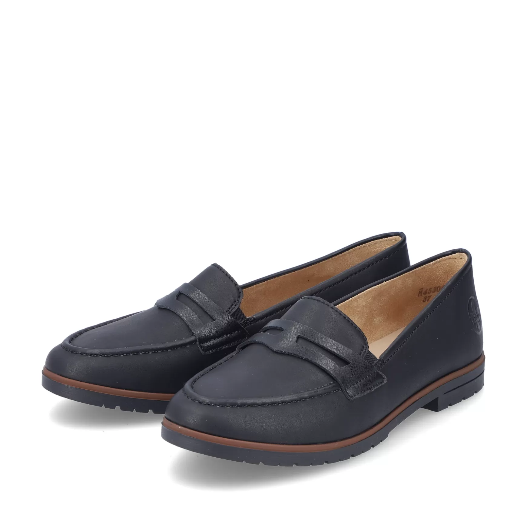 Women'S Loafers Jet Black-Rieker Discount