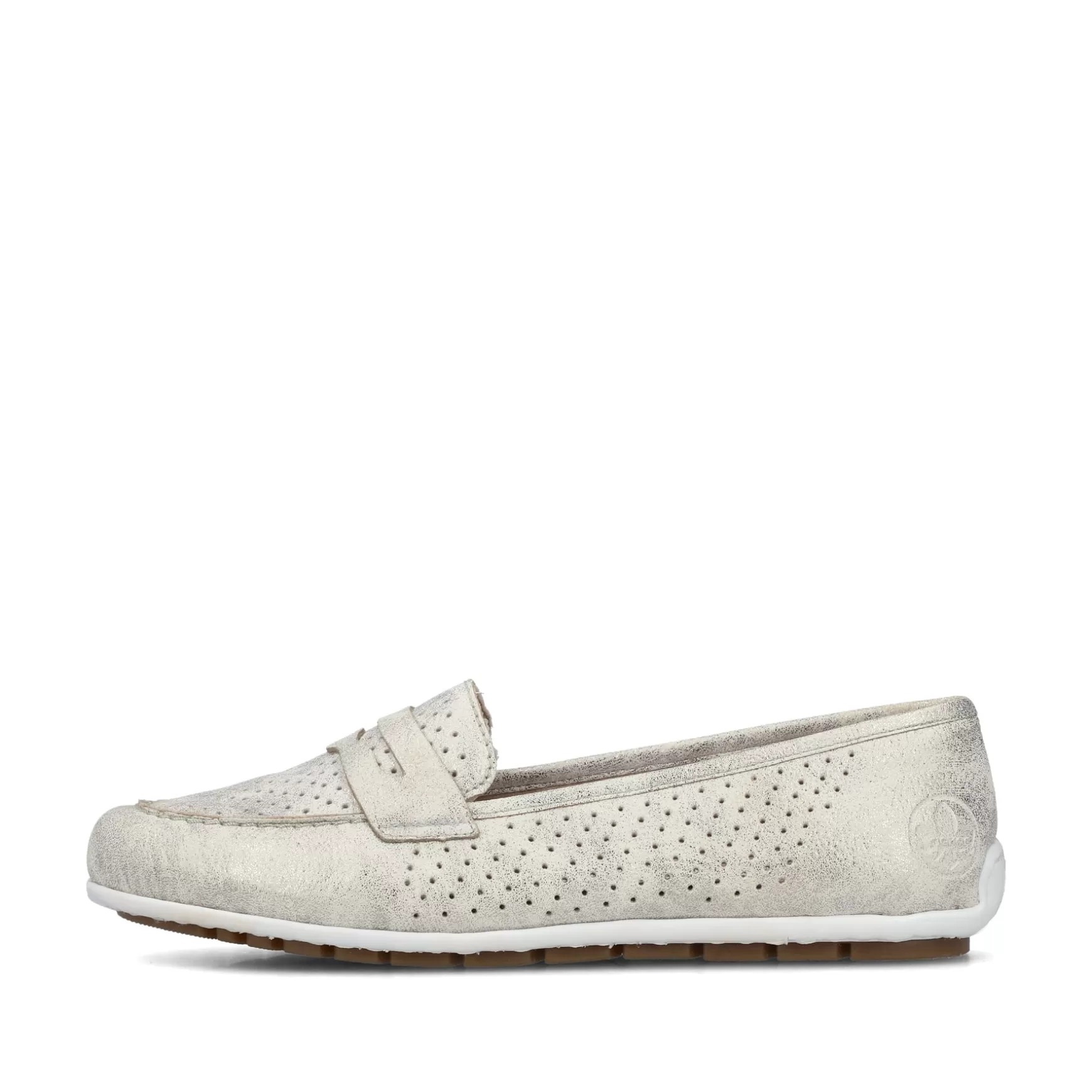 Women'S Loafers Light Beige-Rieker Best