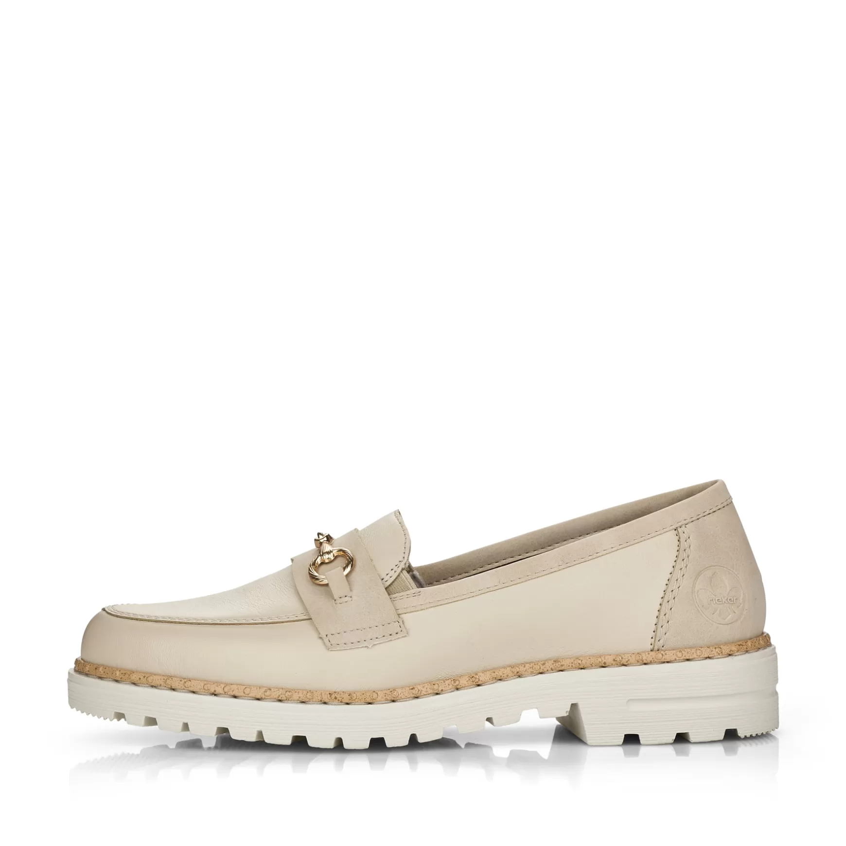 Women'S Loafers Light Beige-Rieker Best