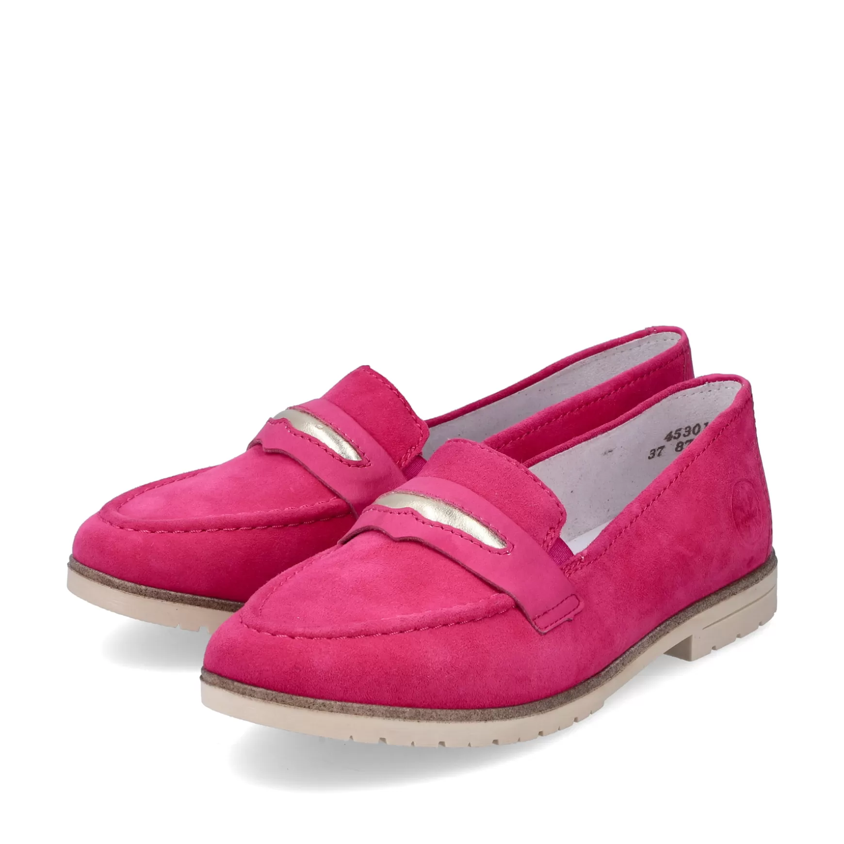 Women'S Loafers Magenta-Rieker Clearance