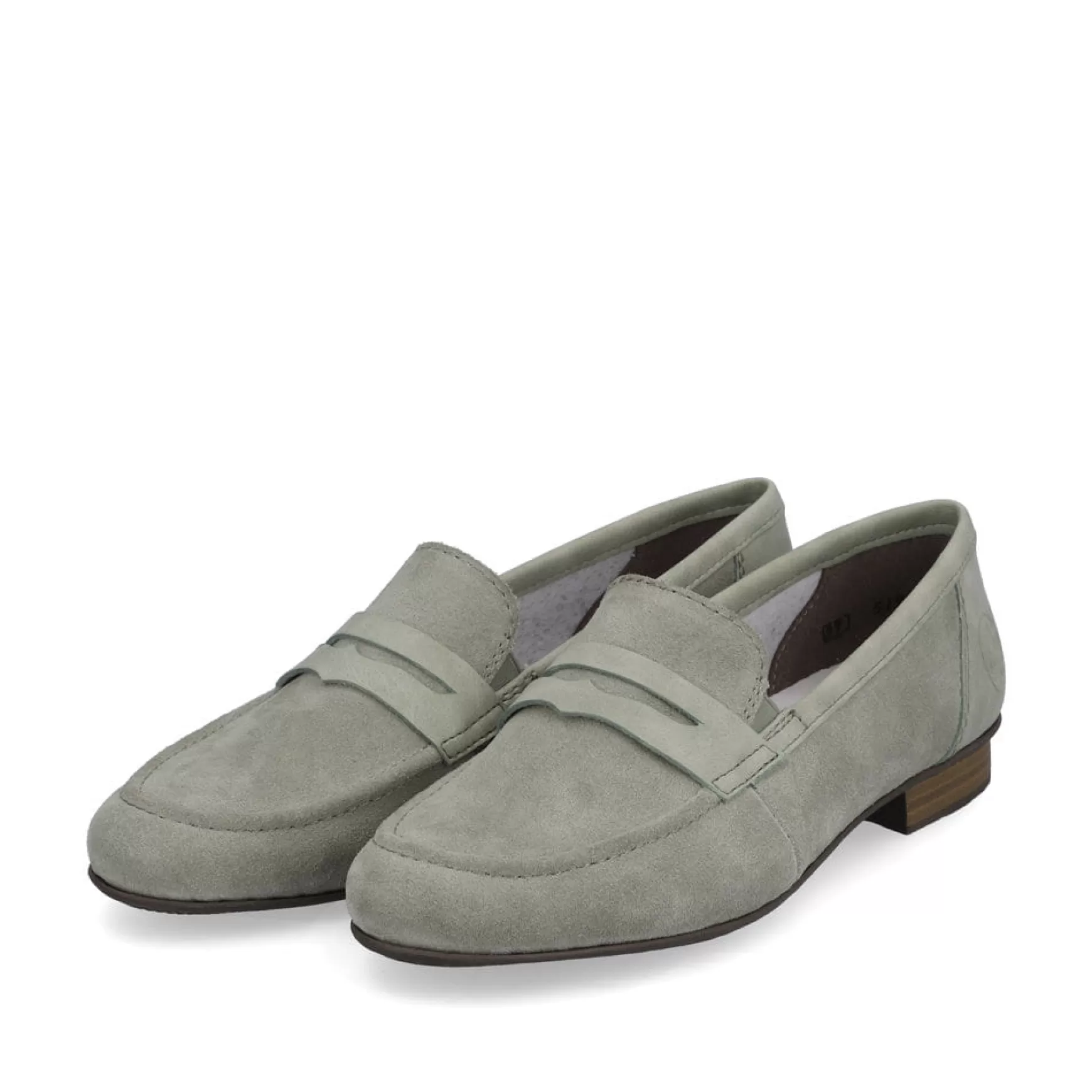 Women'S Loafers Mint Green-Rieker Fashion