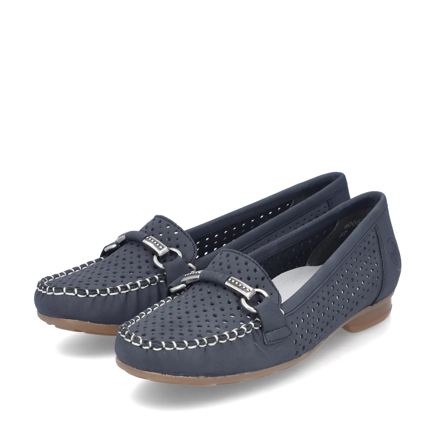 Women'S Loafers Navy Blue-Rieker Online