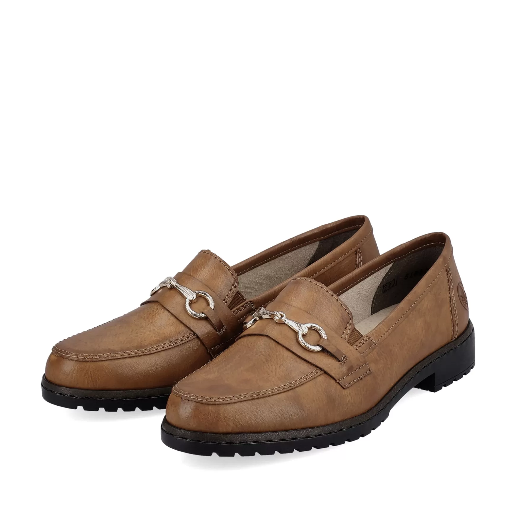 Women'S Loafers Nougat Brown-Rieker Outlet