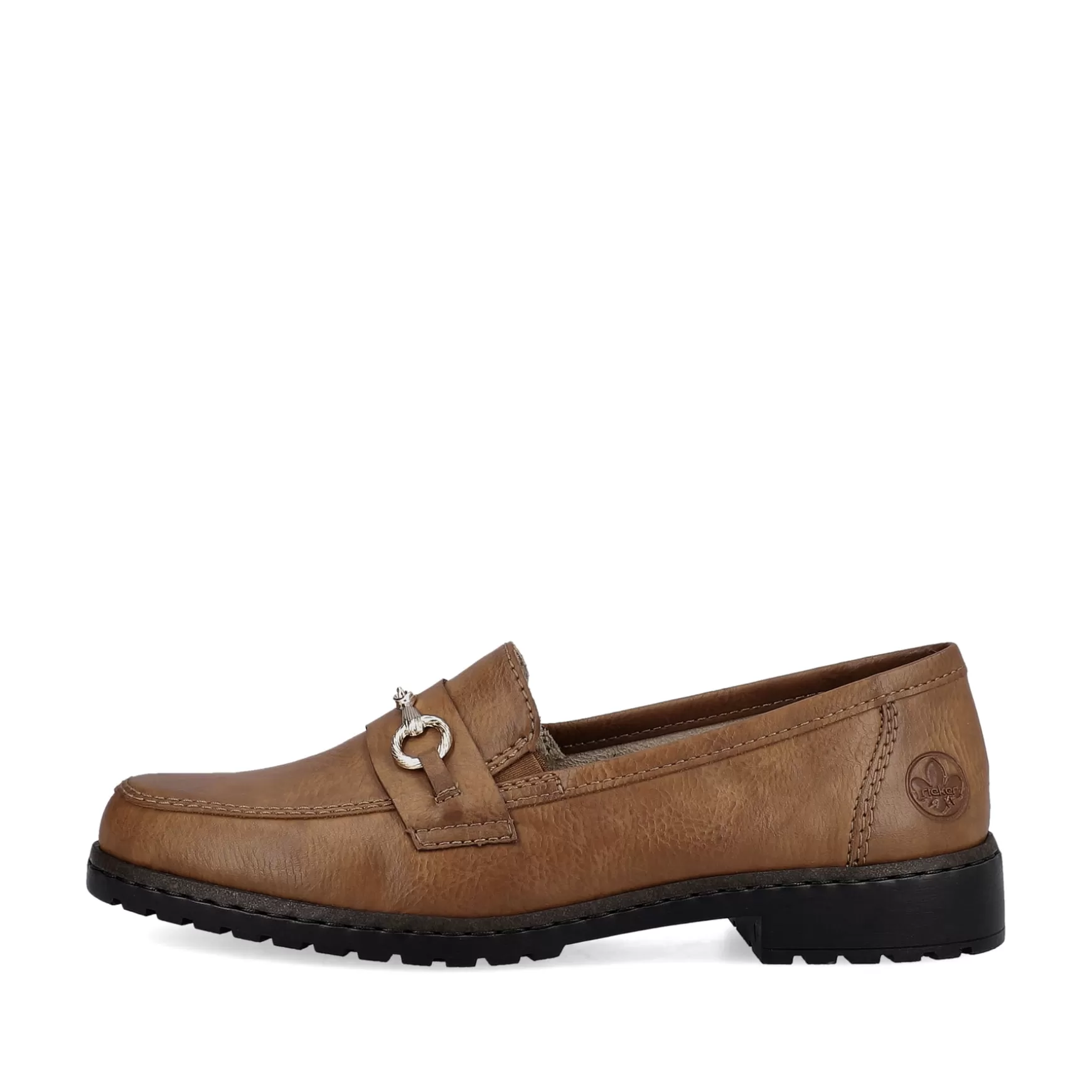 Women'S Loafers Nougat Brown-Rieker Outlet